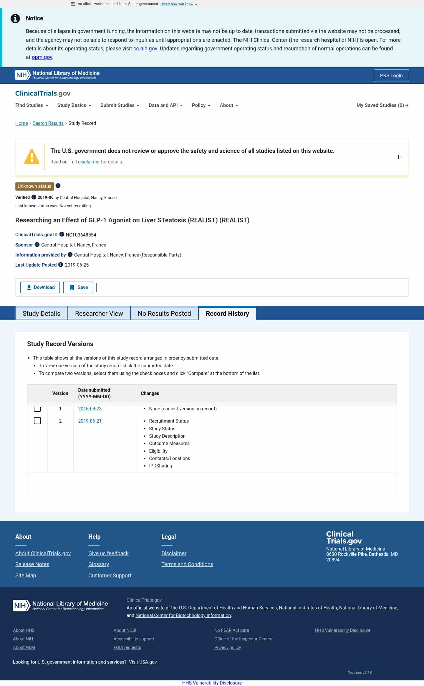 Latest website image capture