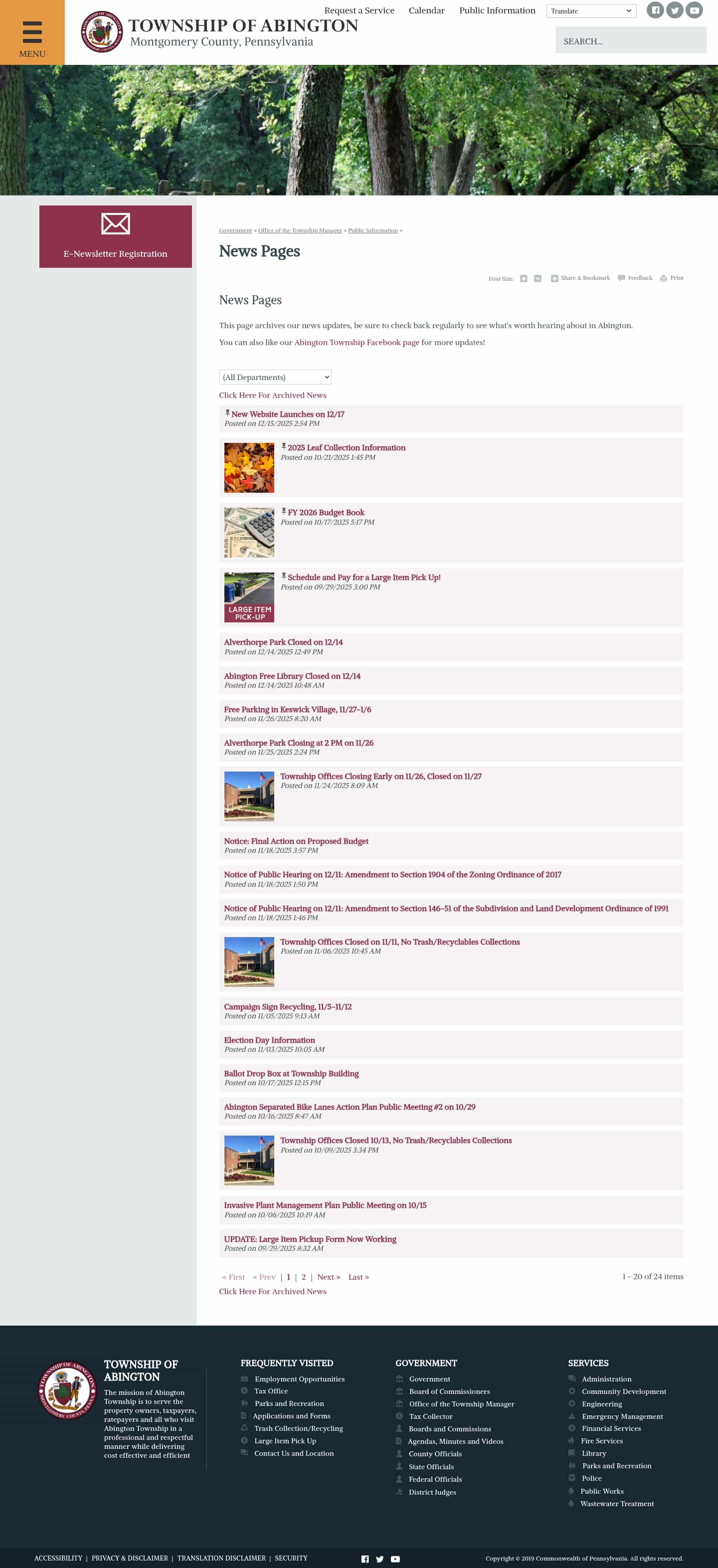 Latest website image capture