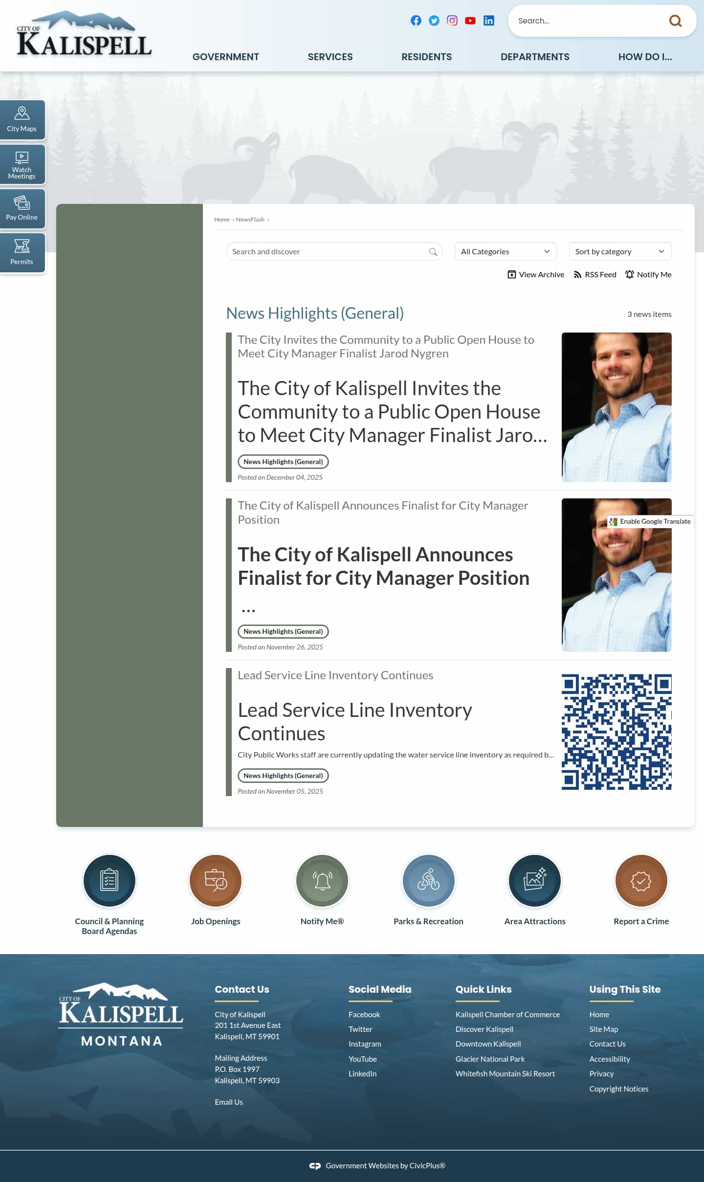 Latest website image capture