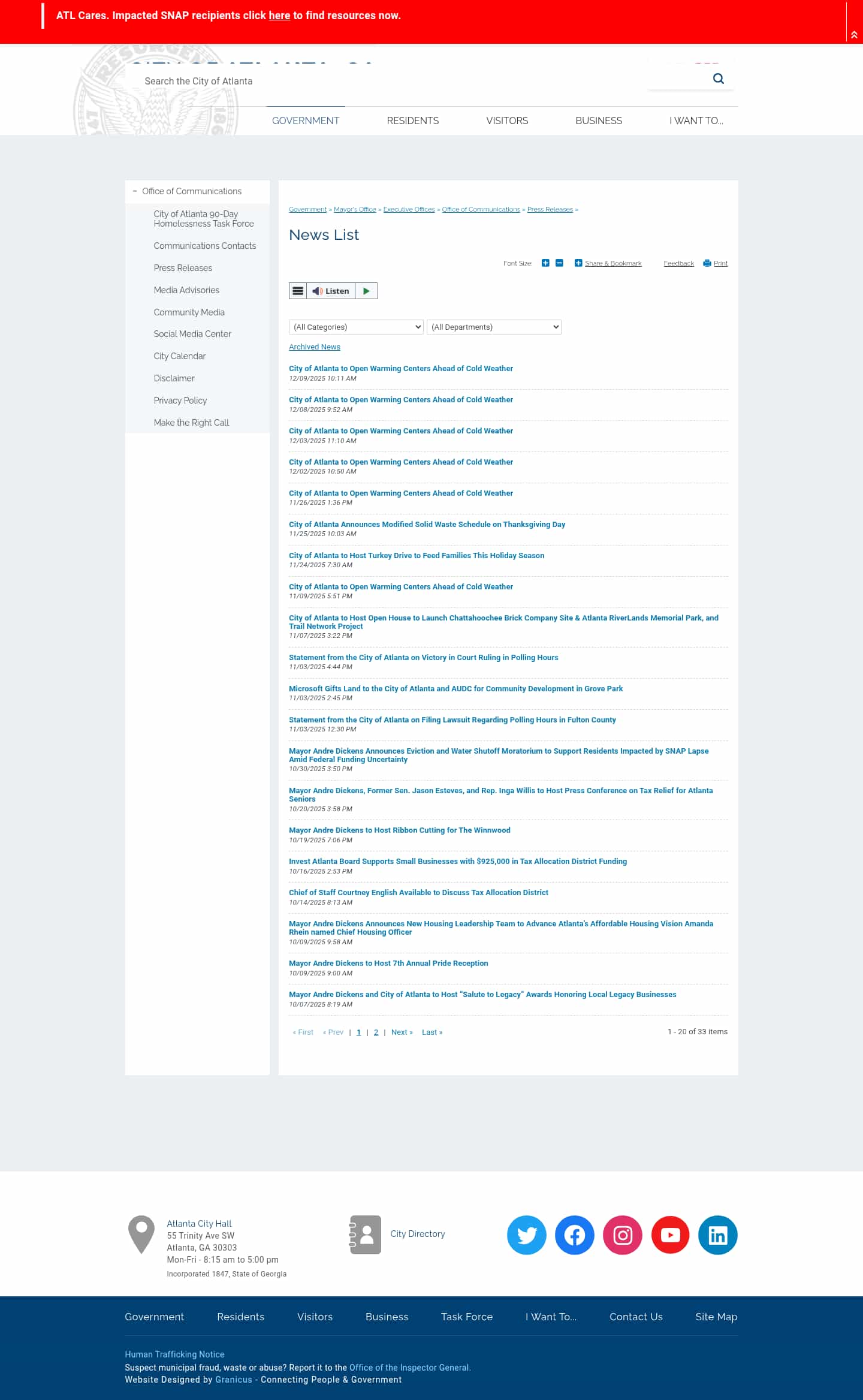 Latest website image capture