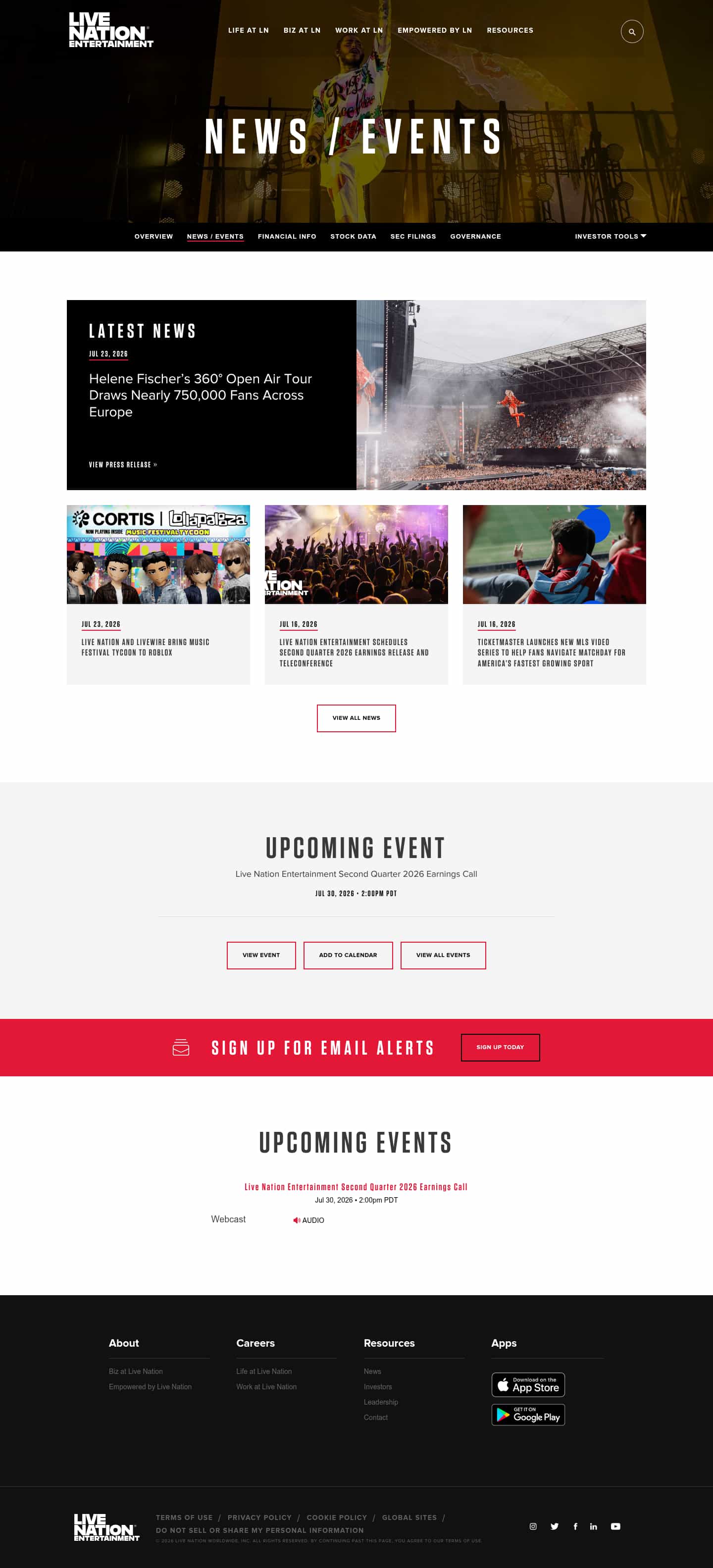 Latest website image capture