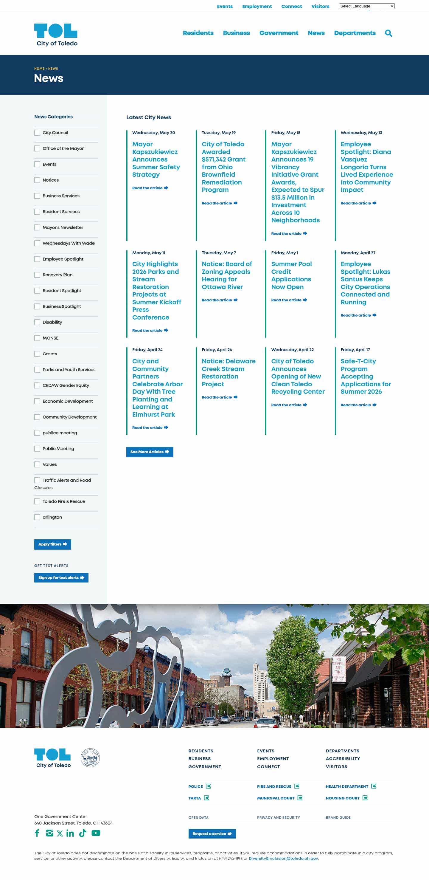 Latest website image capture