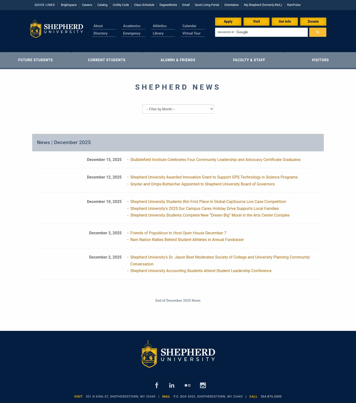 Latest website image capture