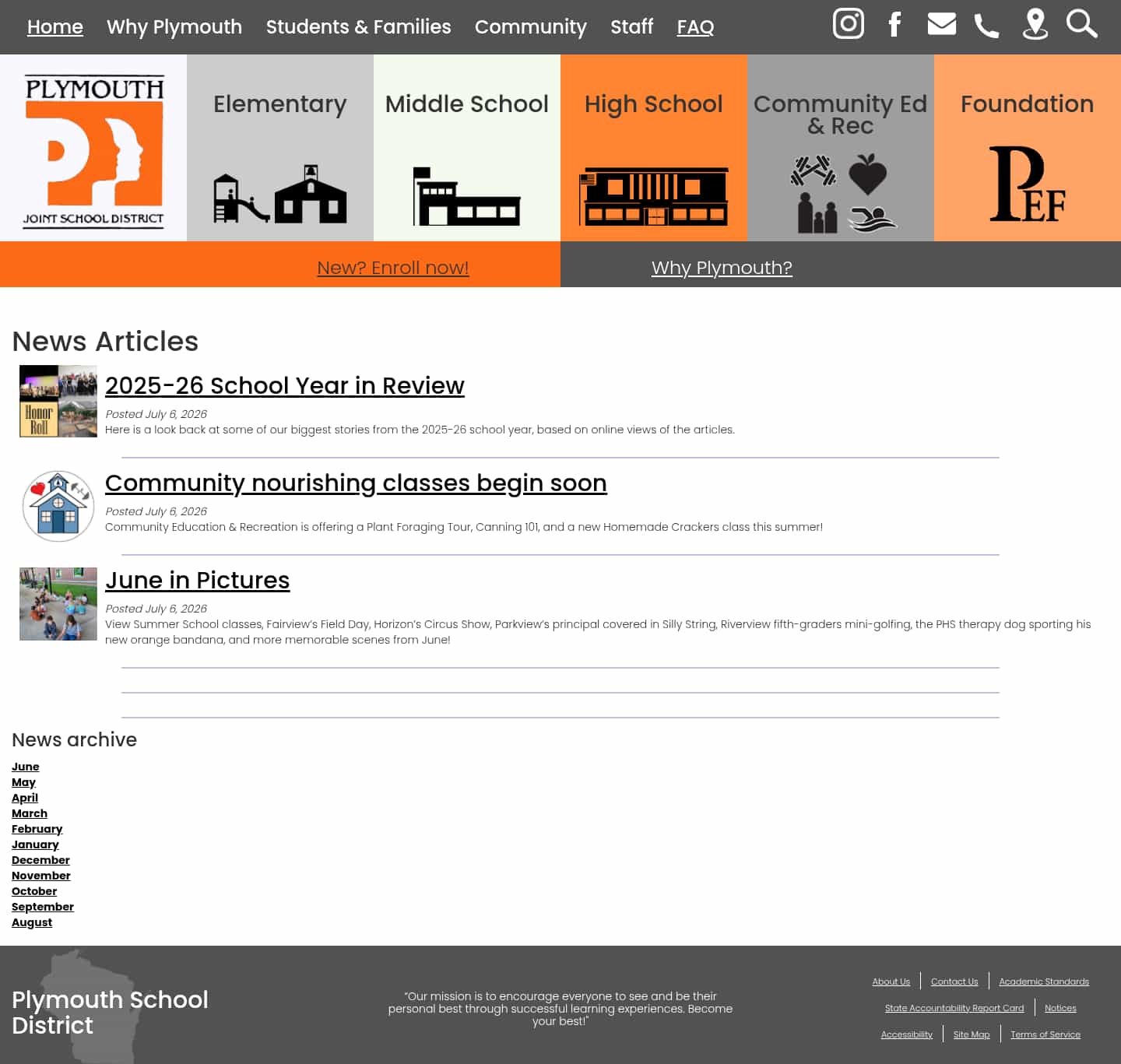 Latest website image capture