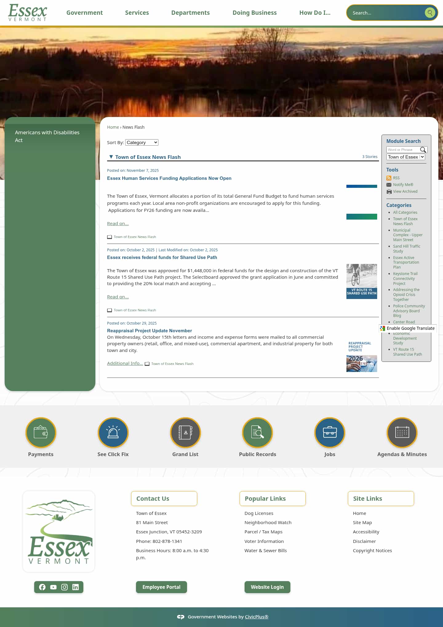 Latest website image capture