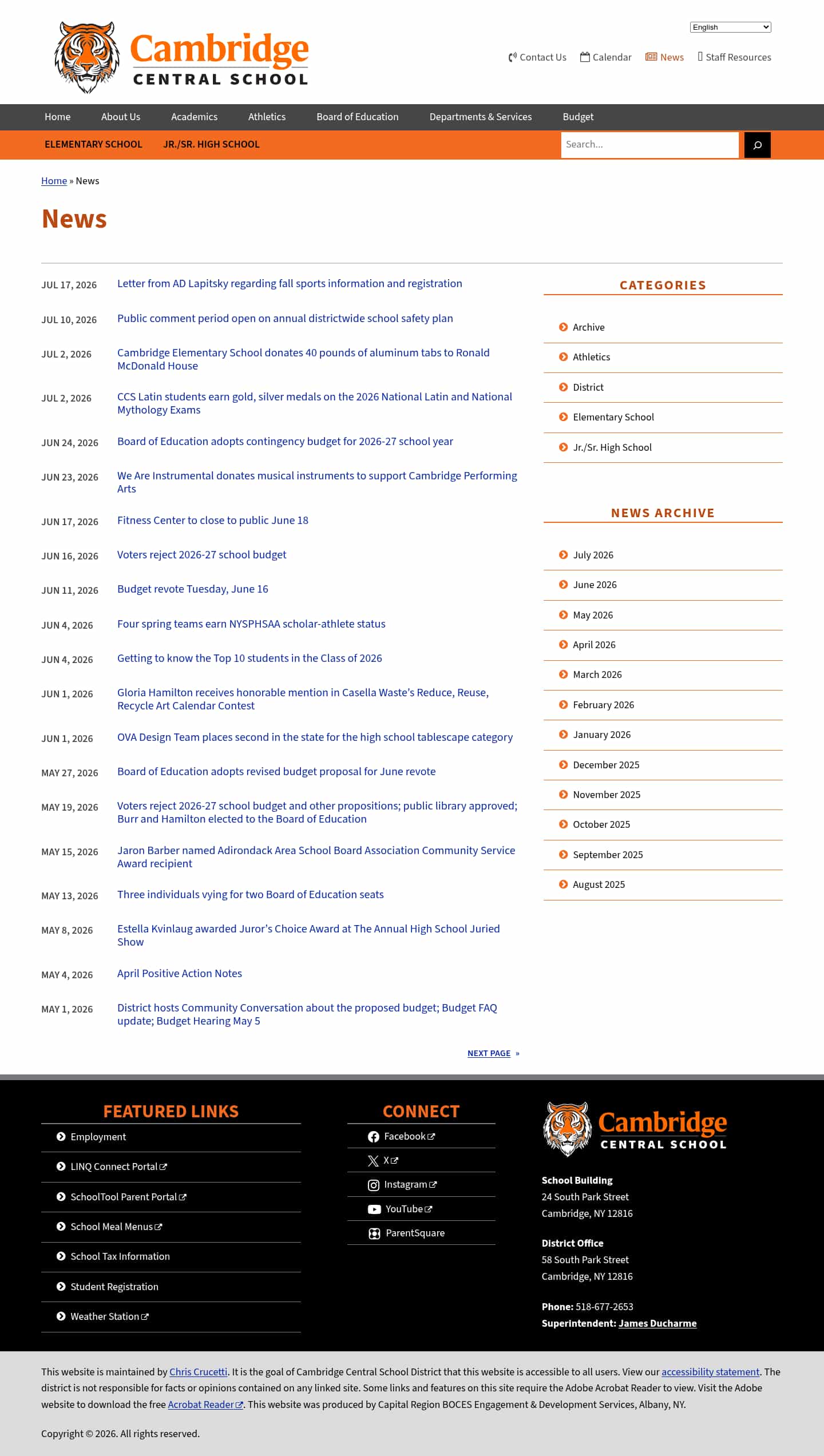 Latest website image capture