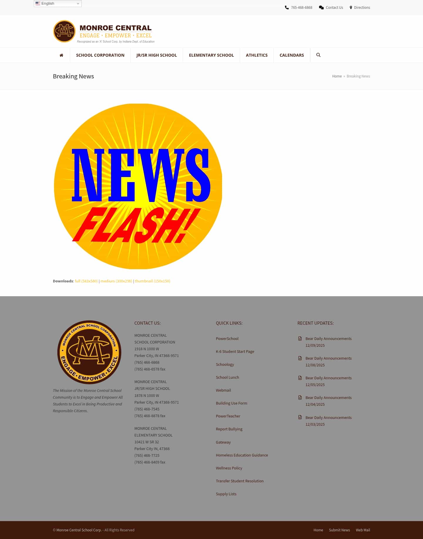 Latest website image capture