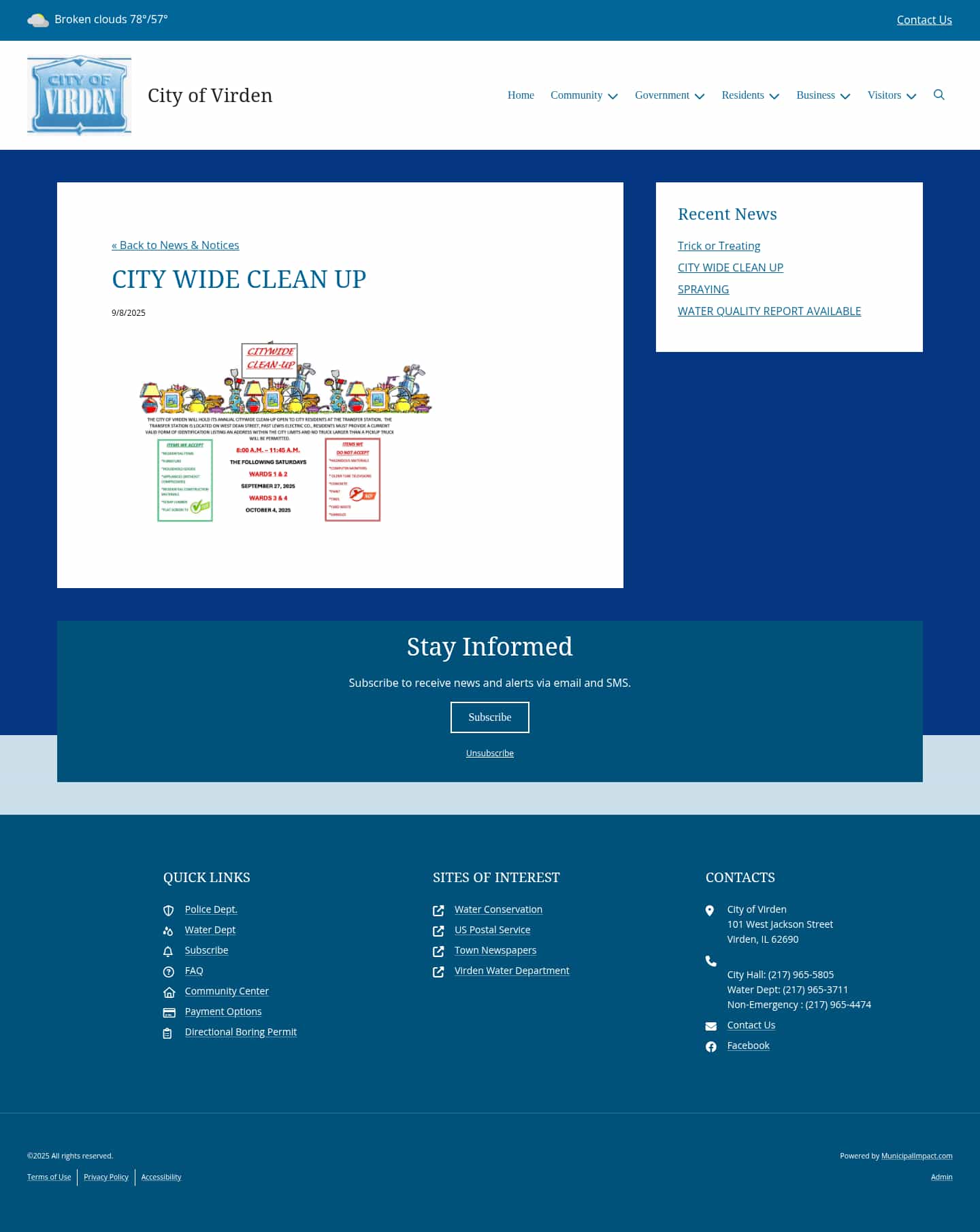 Latest website image capture