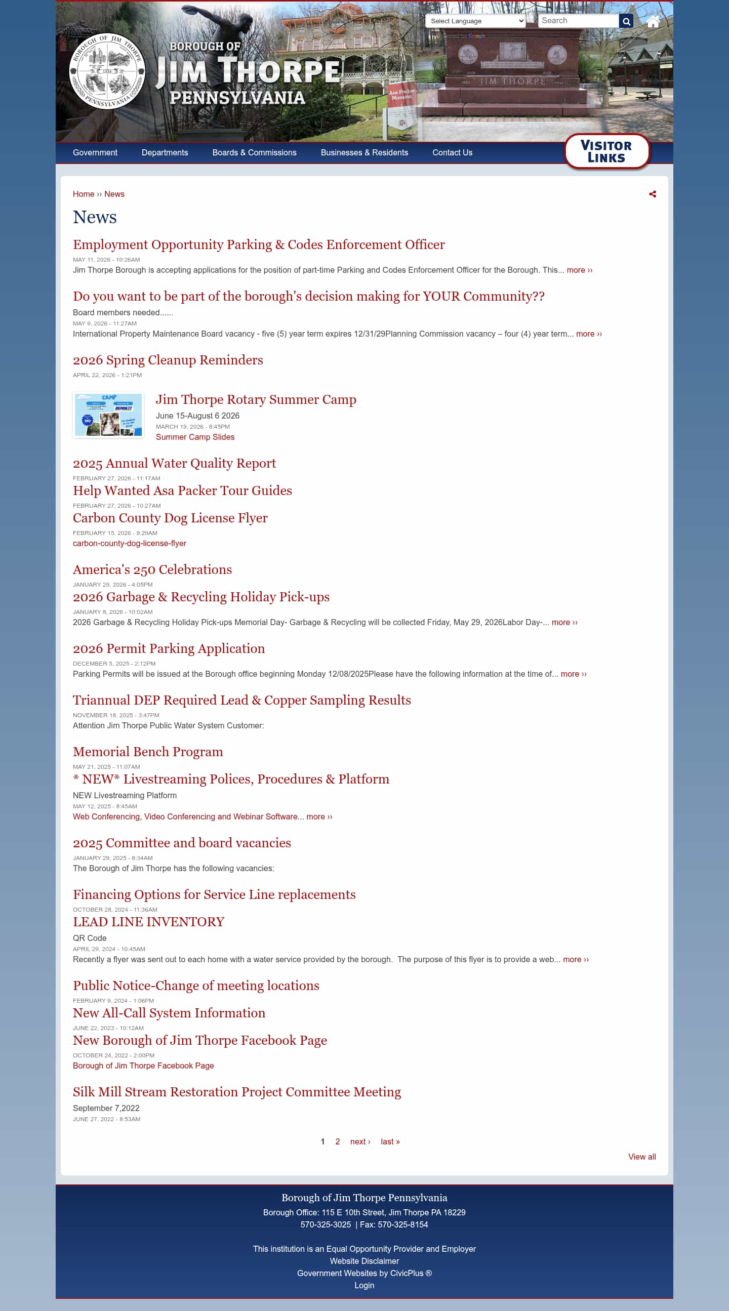 Latest website image capture