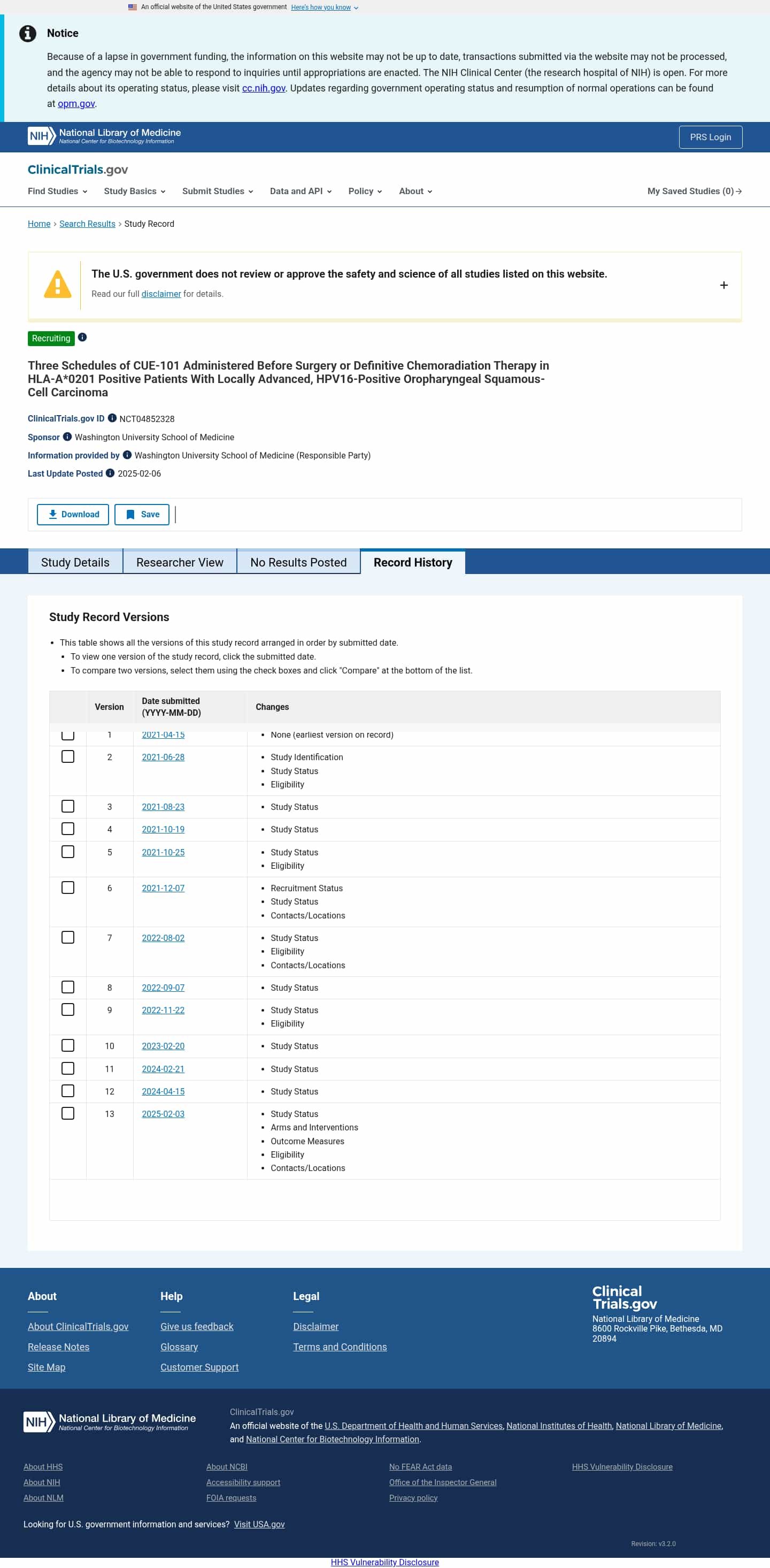 Latest website image capture
