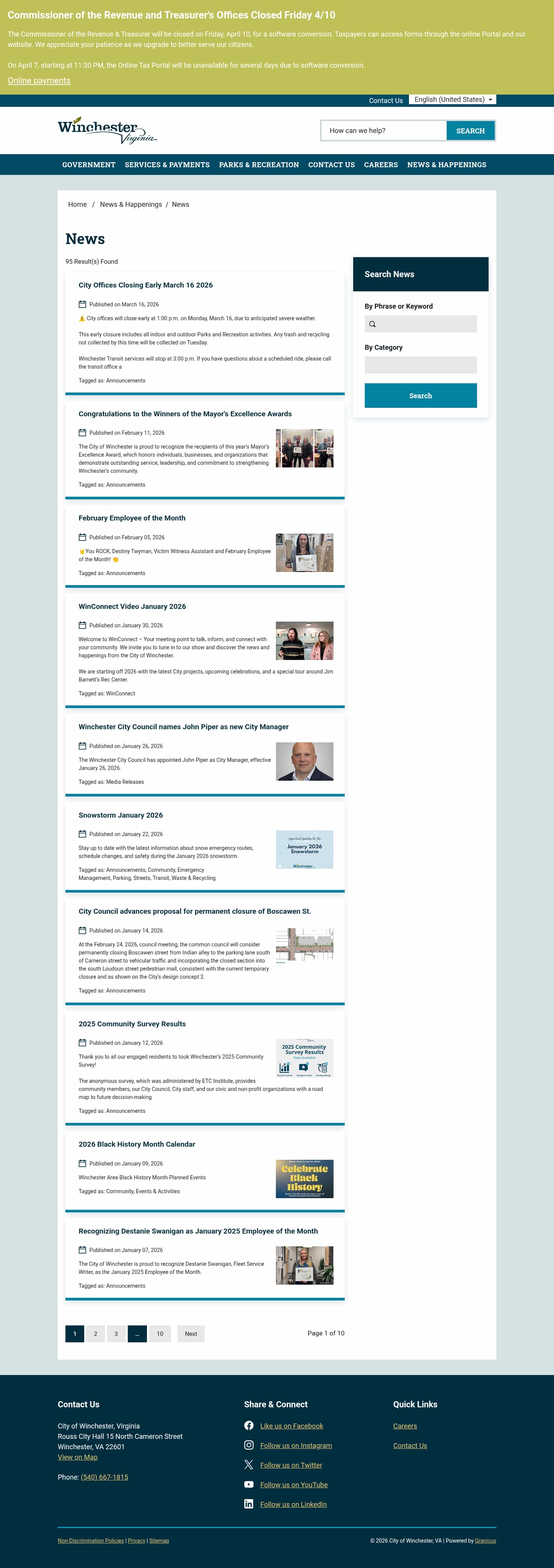 Latest website image capture