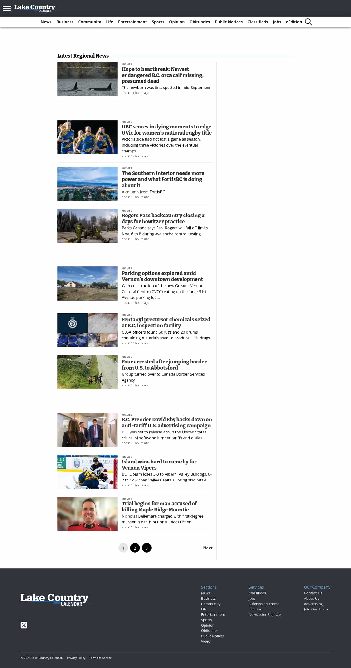 Latest website image capture