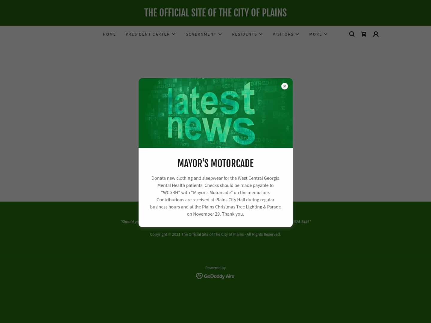 Latest website image capture