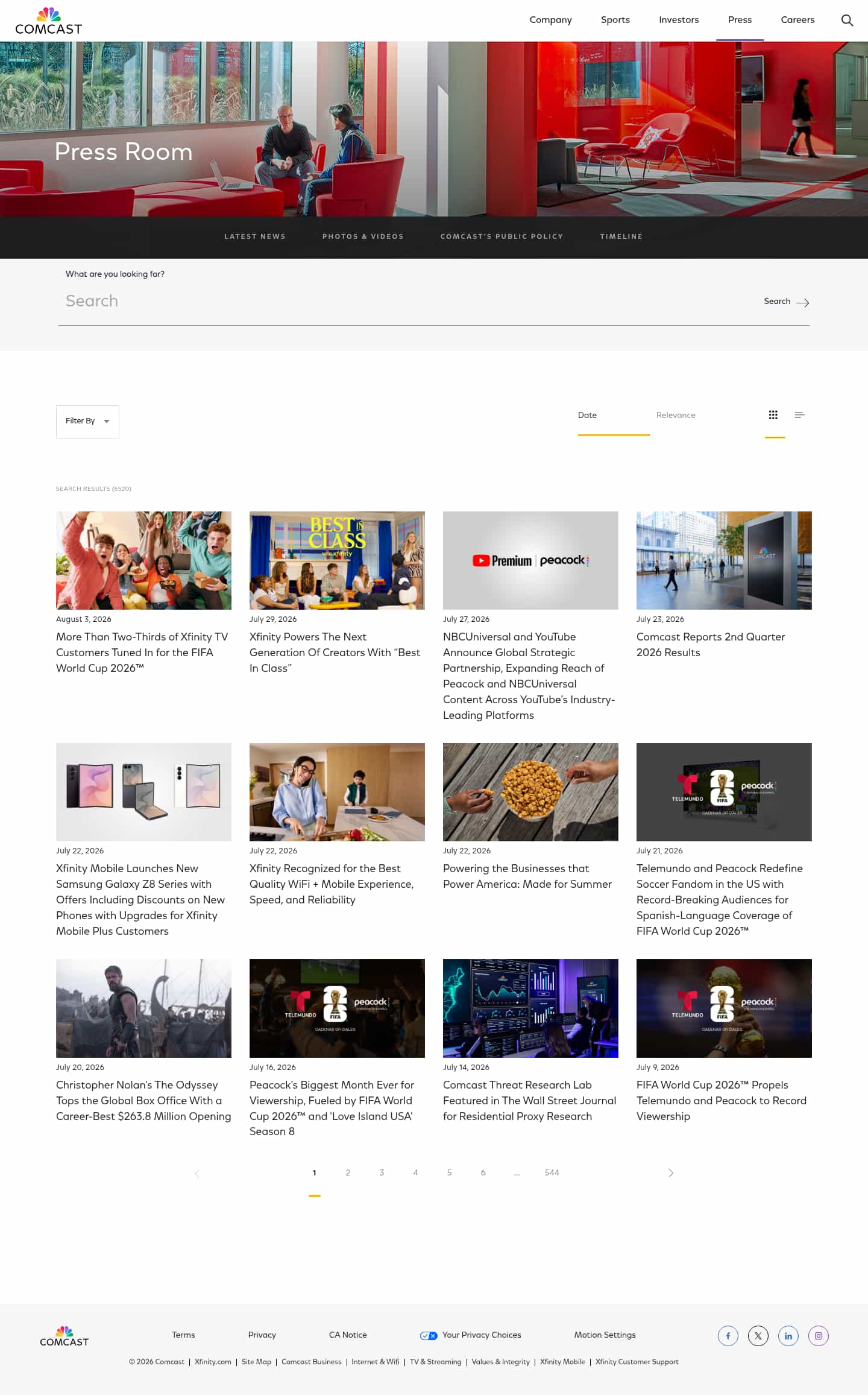 Latest website image capture
