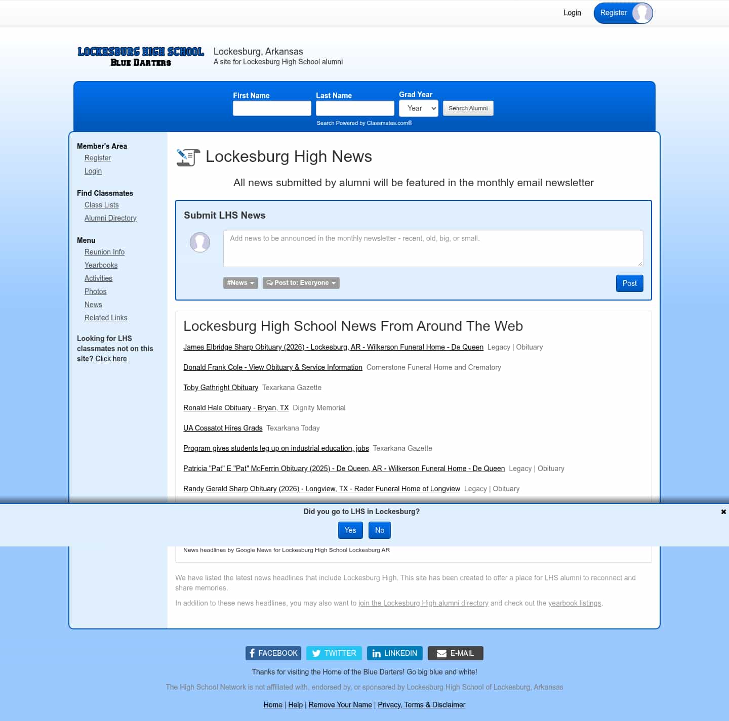 Latest website image capture