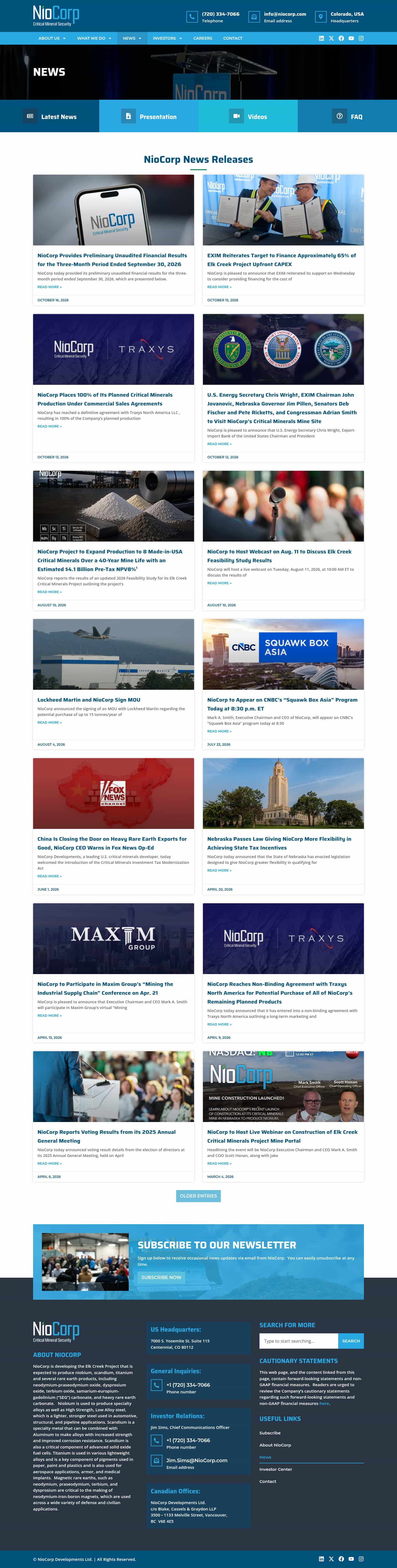 Latest website image capture
