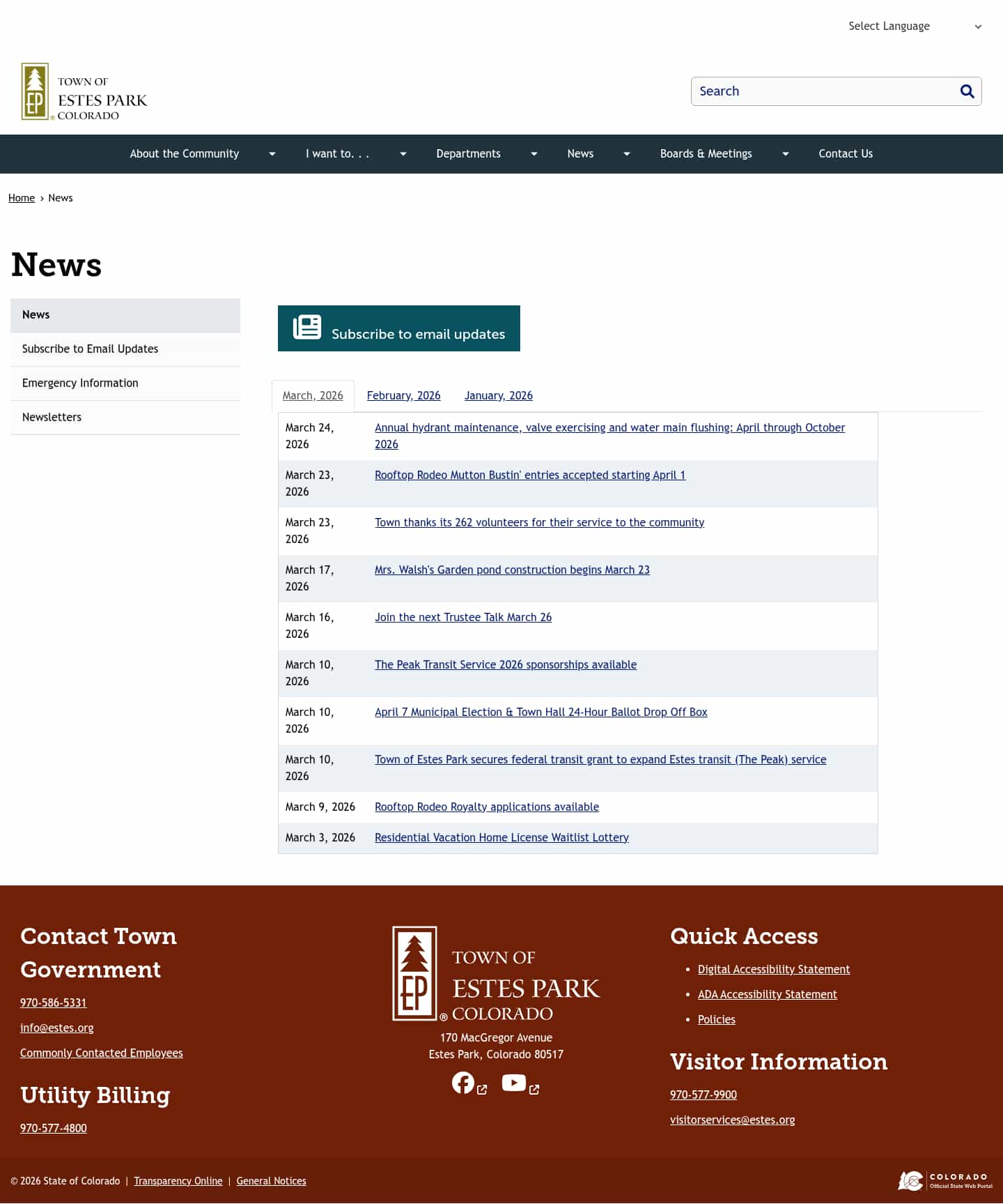 Latest website image capture