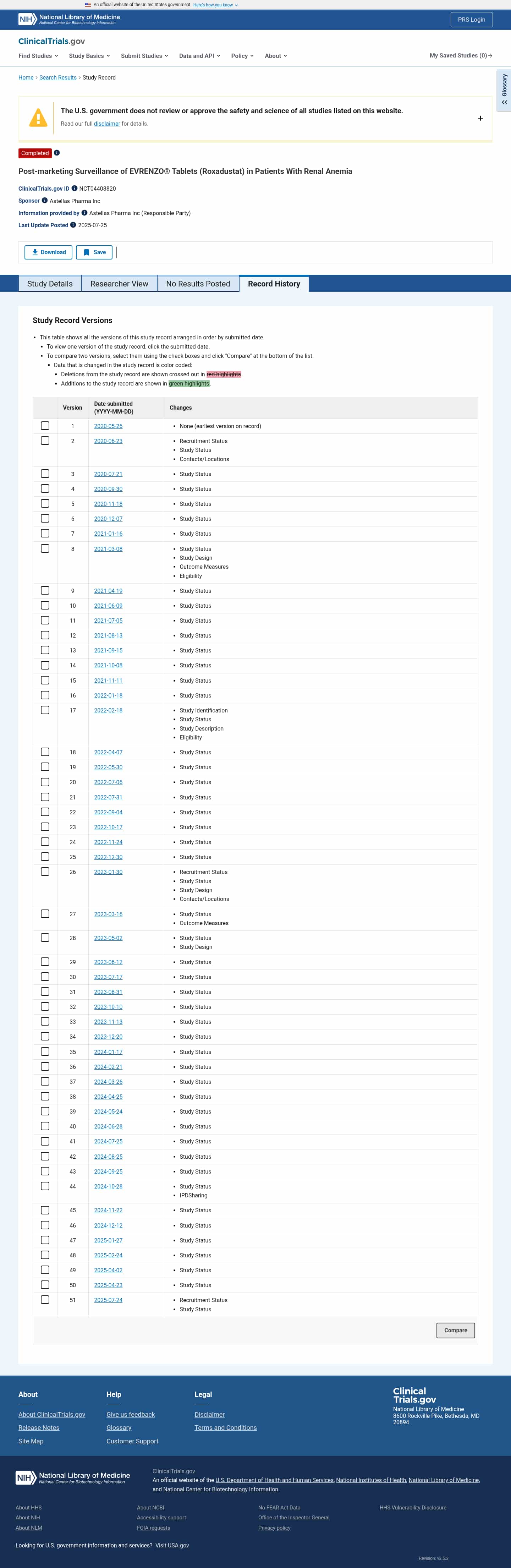 Latest website image capture