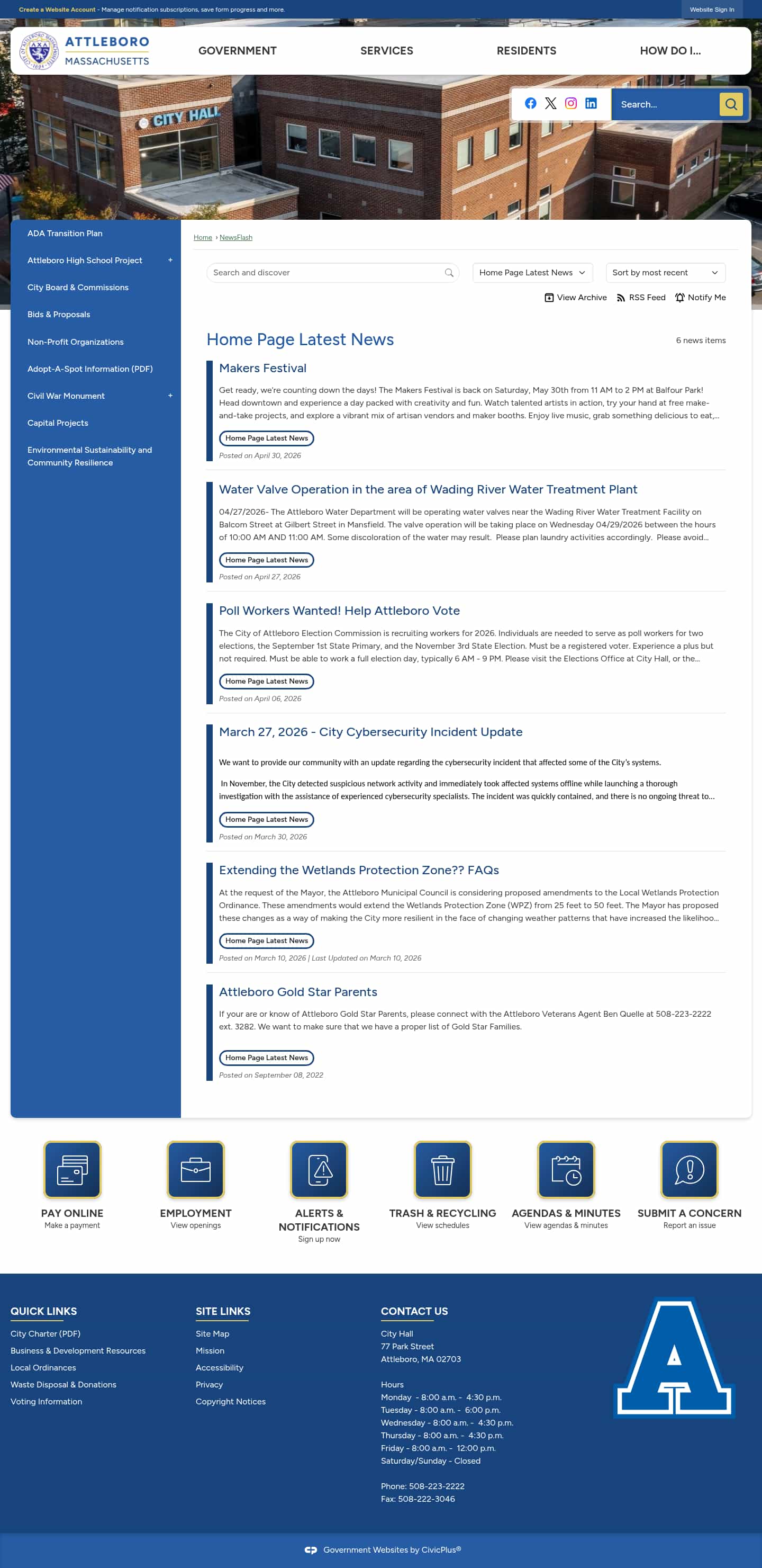 Latest website image capture