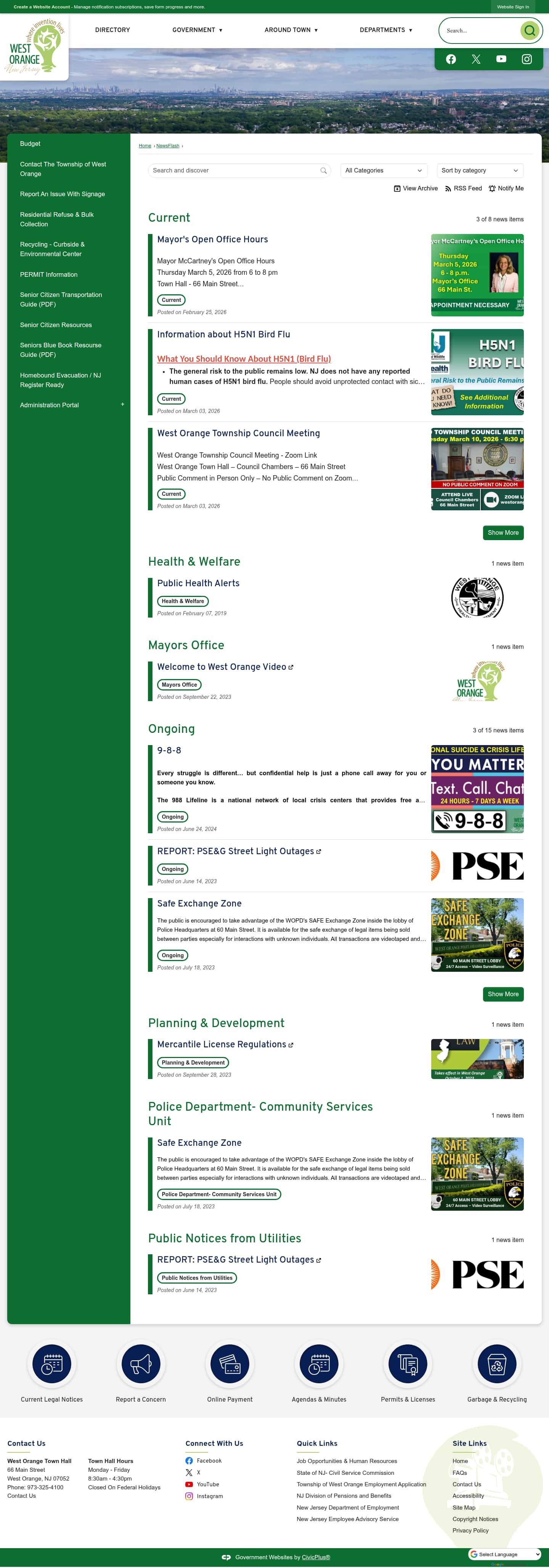 Latest website image capture