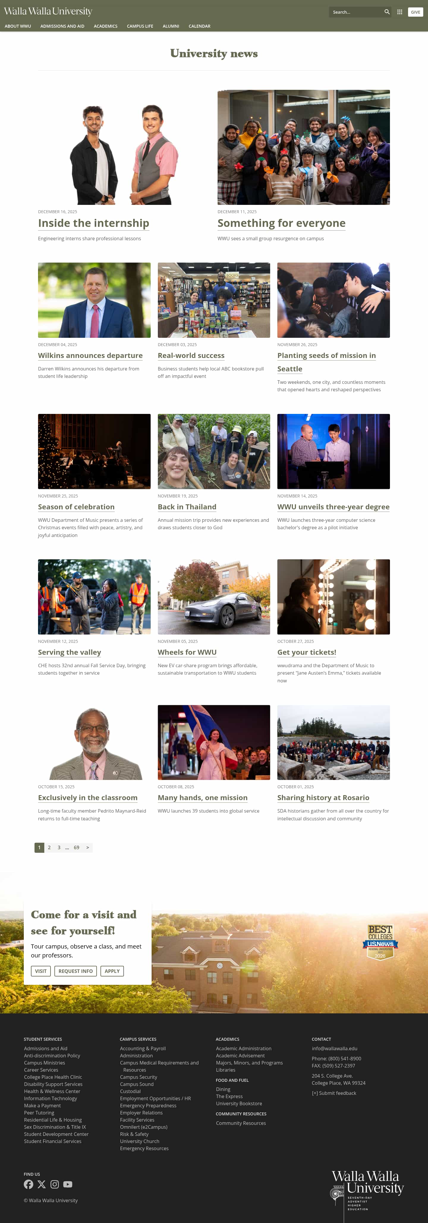 Latest website image capture