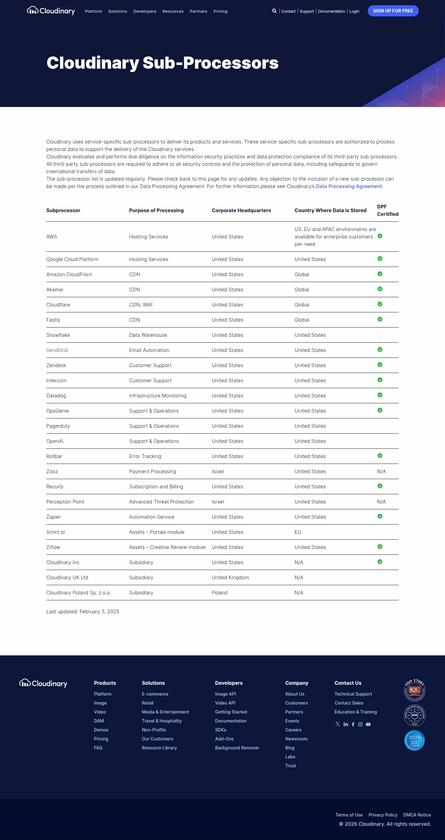 Latest website image capture