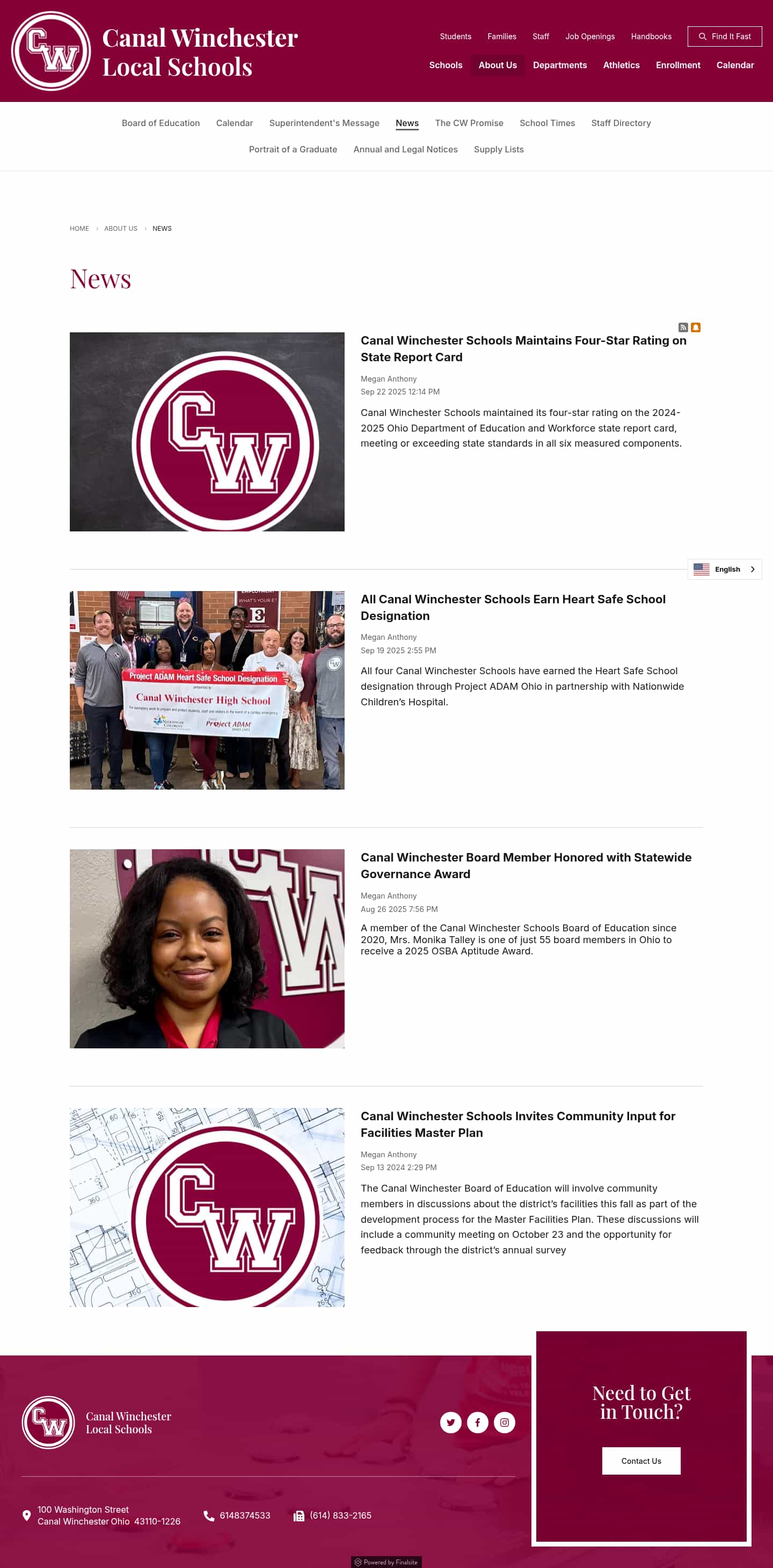 Latest website image capture