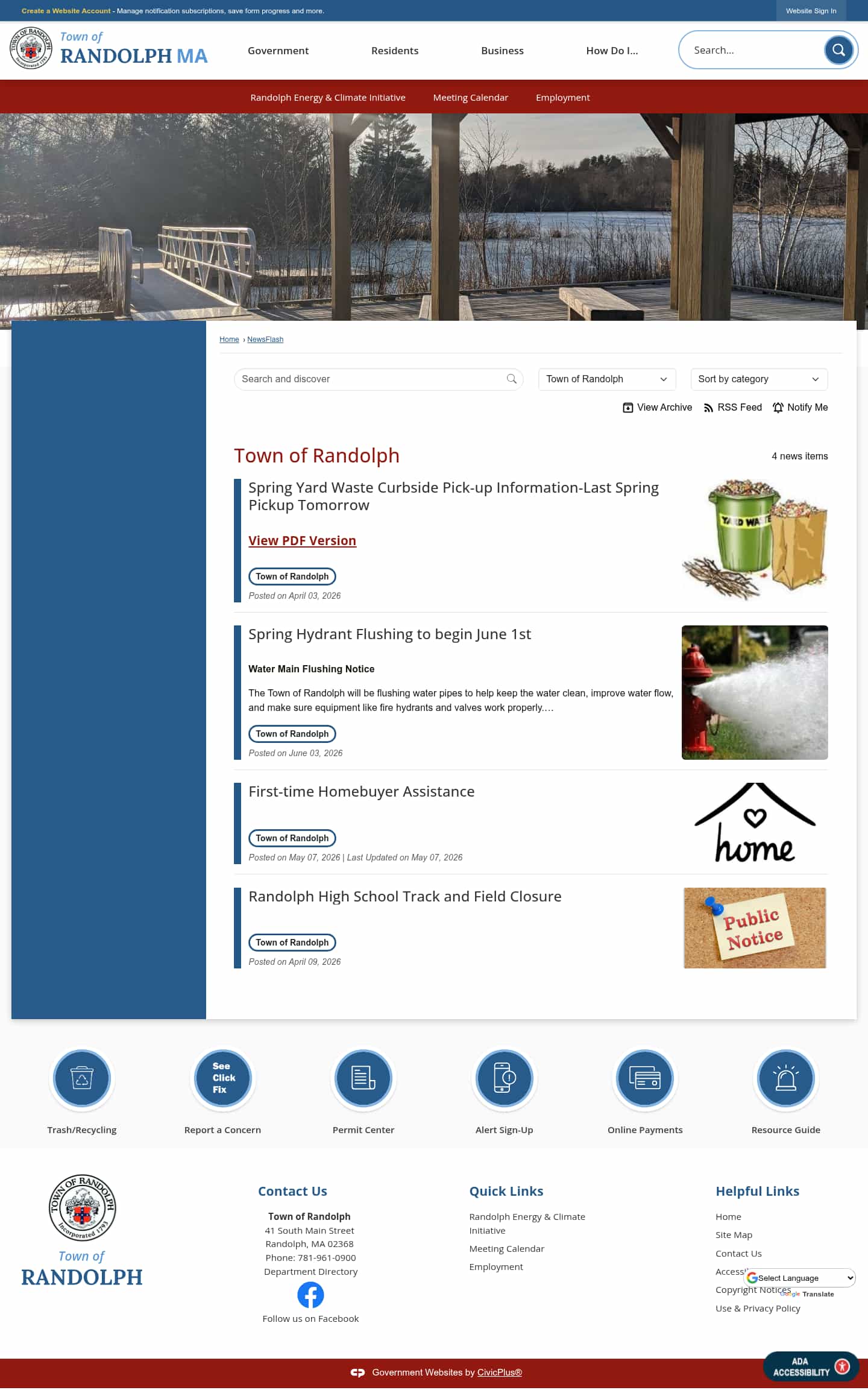 Latest website image capture