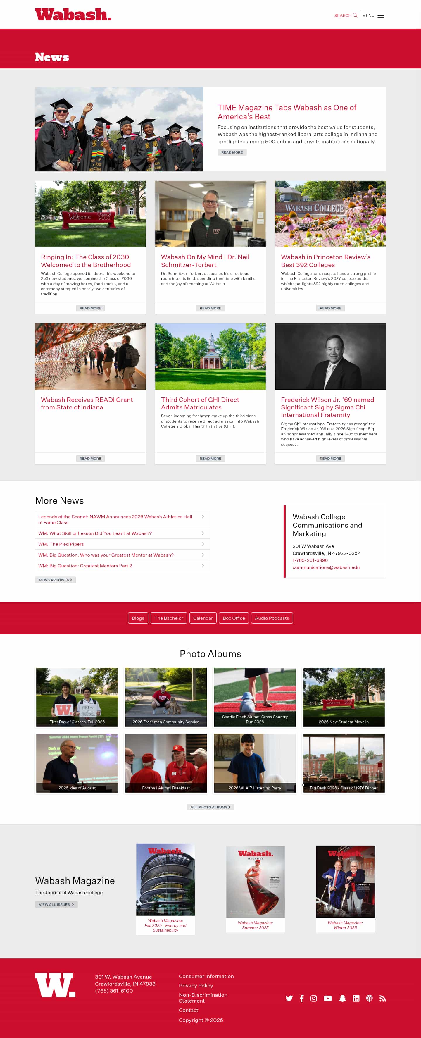 Latest website image capture