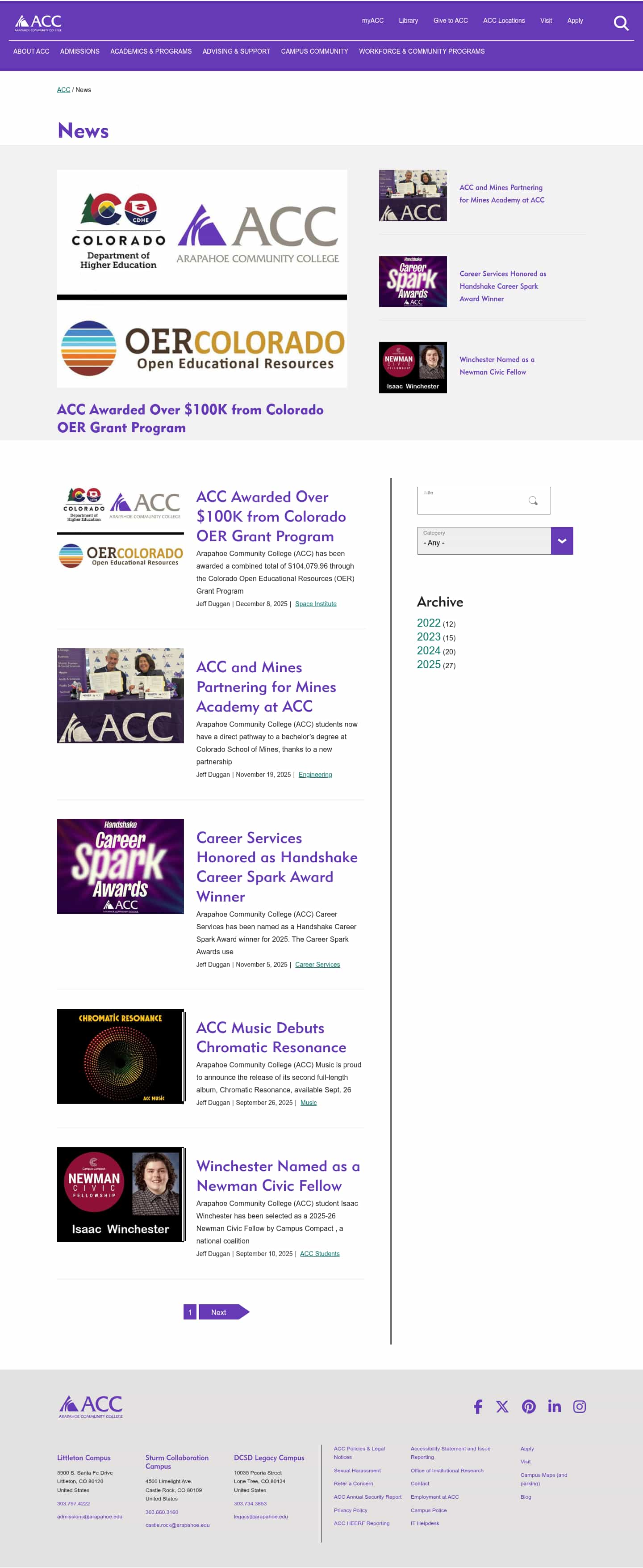 Latest website image capture