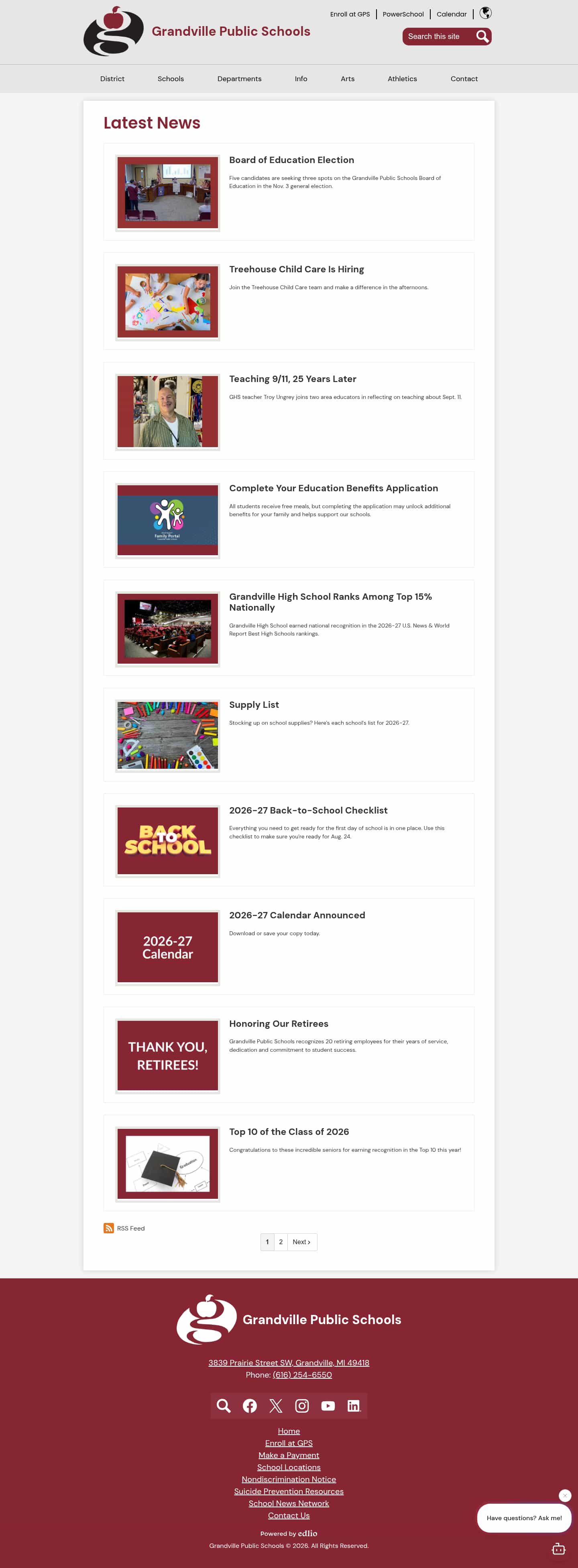 Latest website image capture