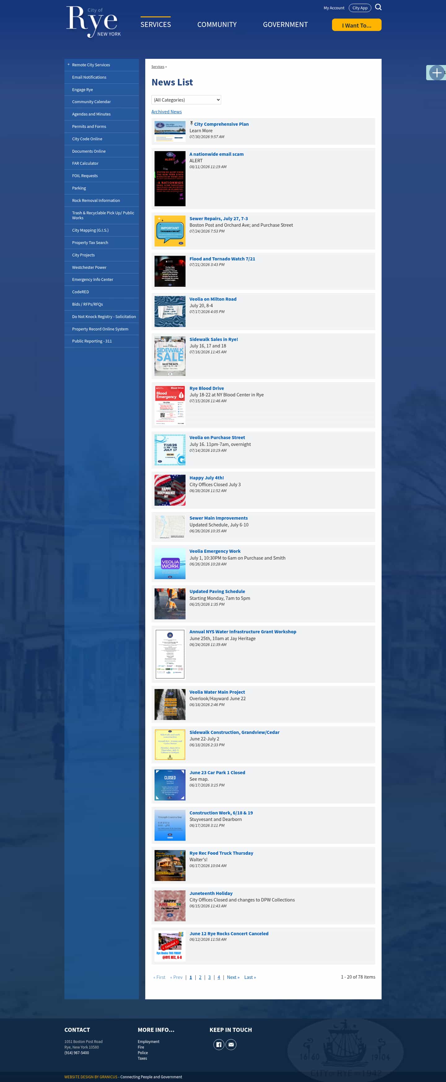 Latest website image capture