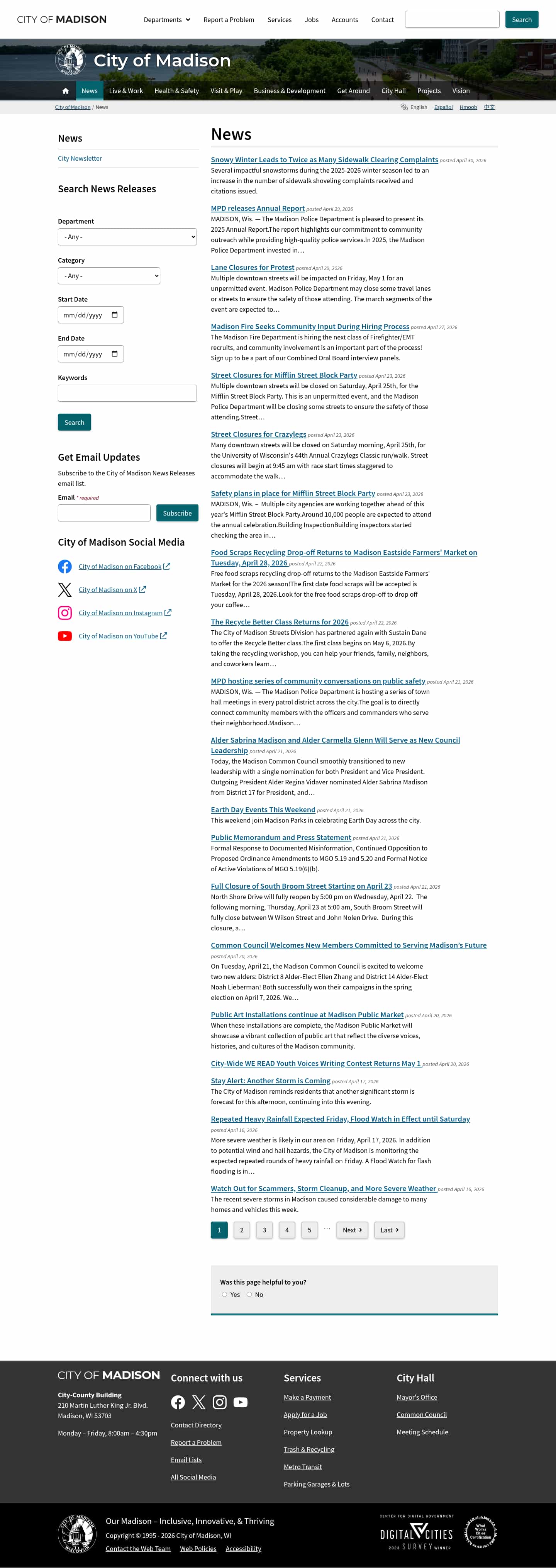 Latest website image capture