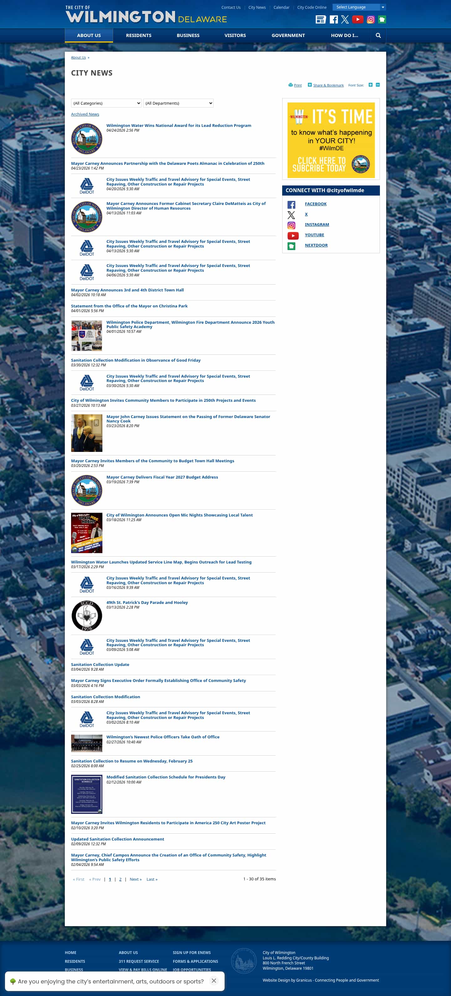 Latest website image capture