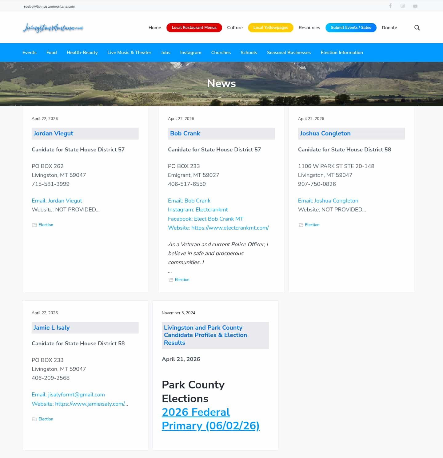 Latest website image capture