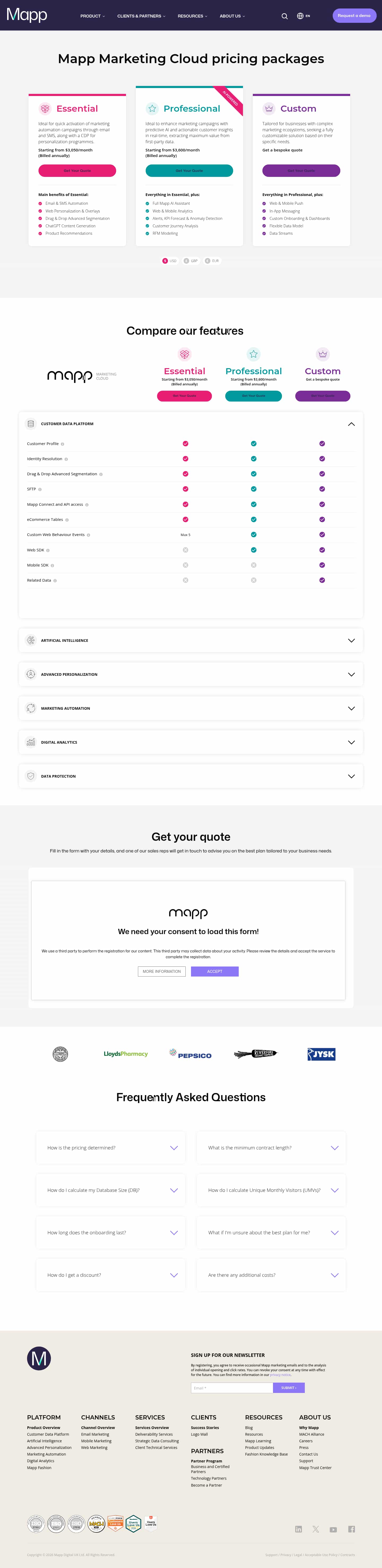 Latest website image capture