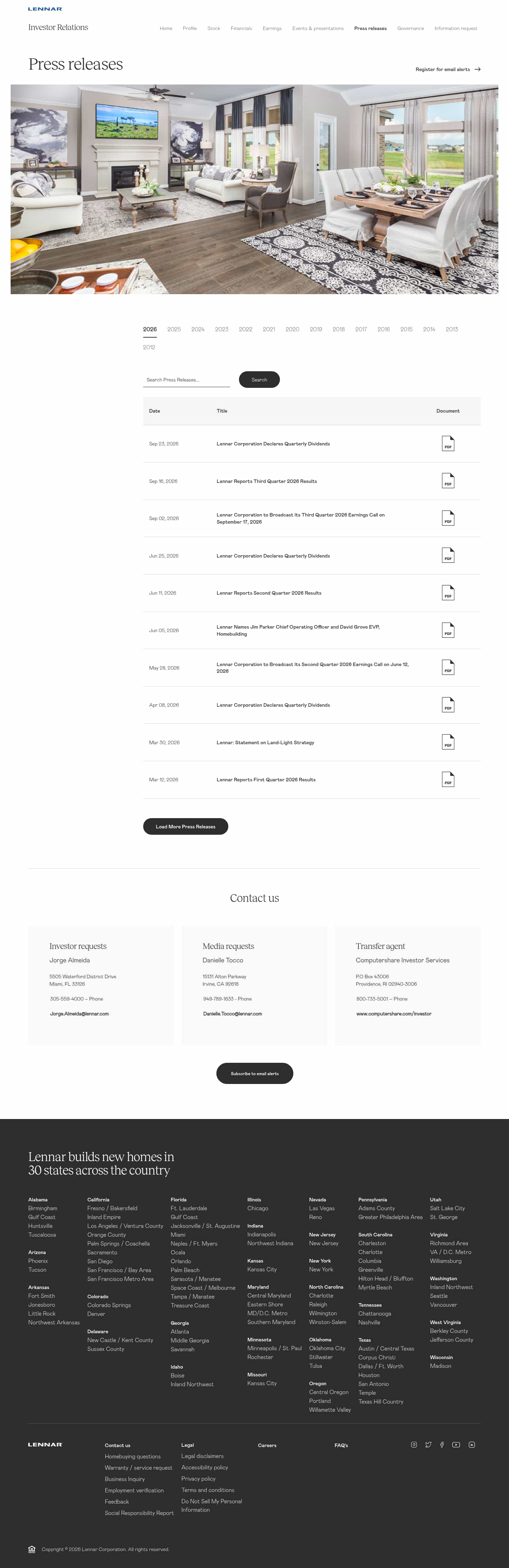 Latest website image capture