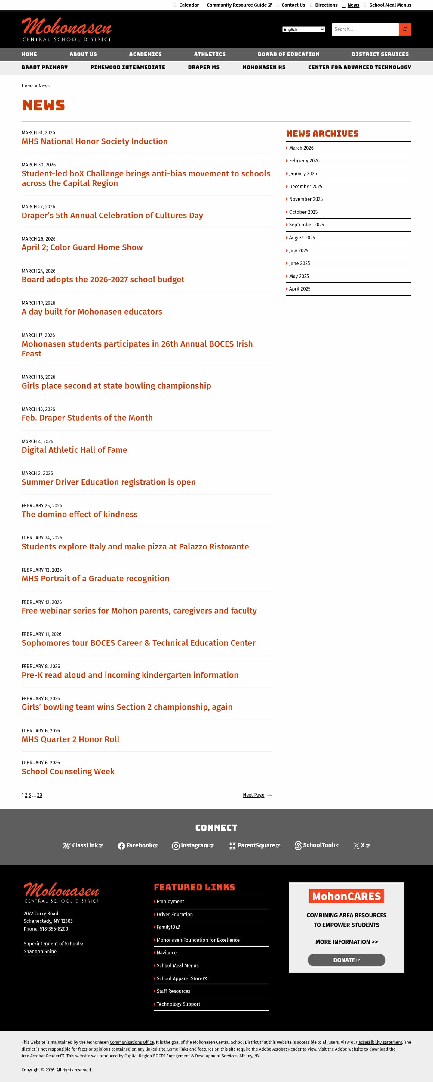 Latest website image capture