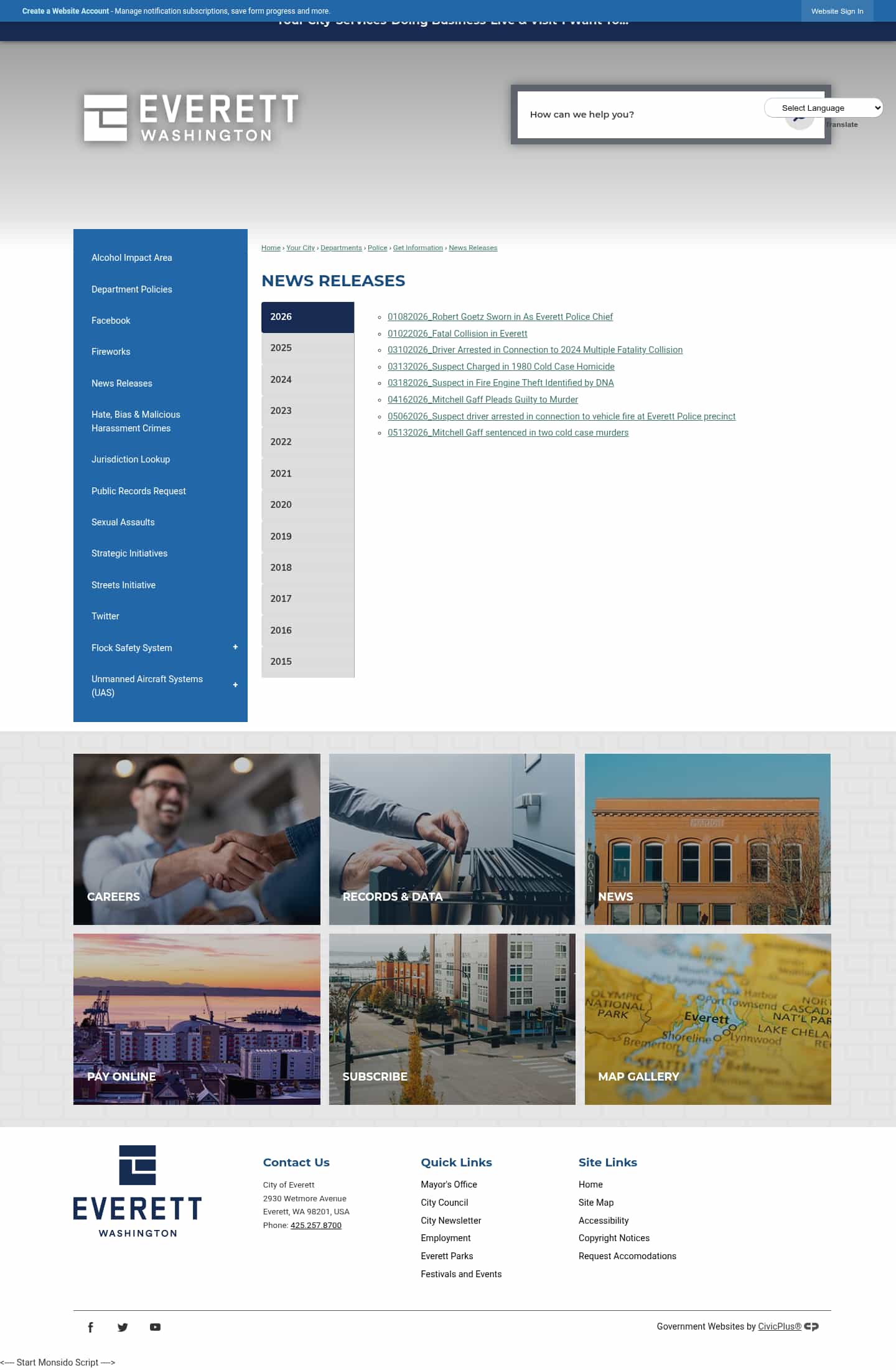 Latest website image capture