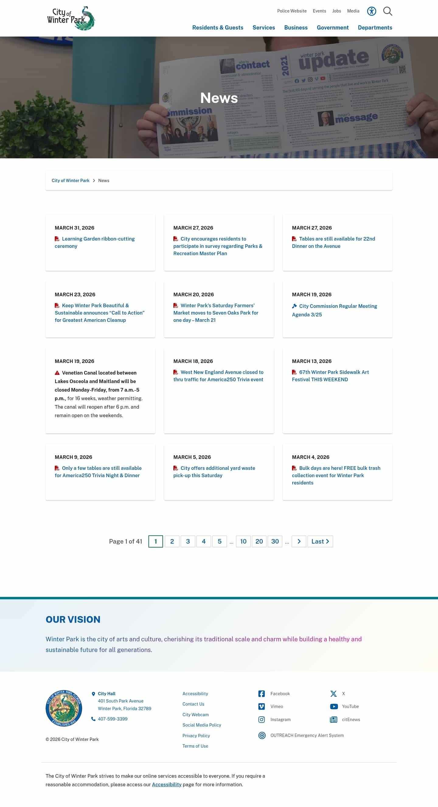 Latest website image capture