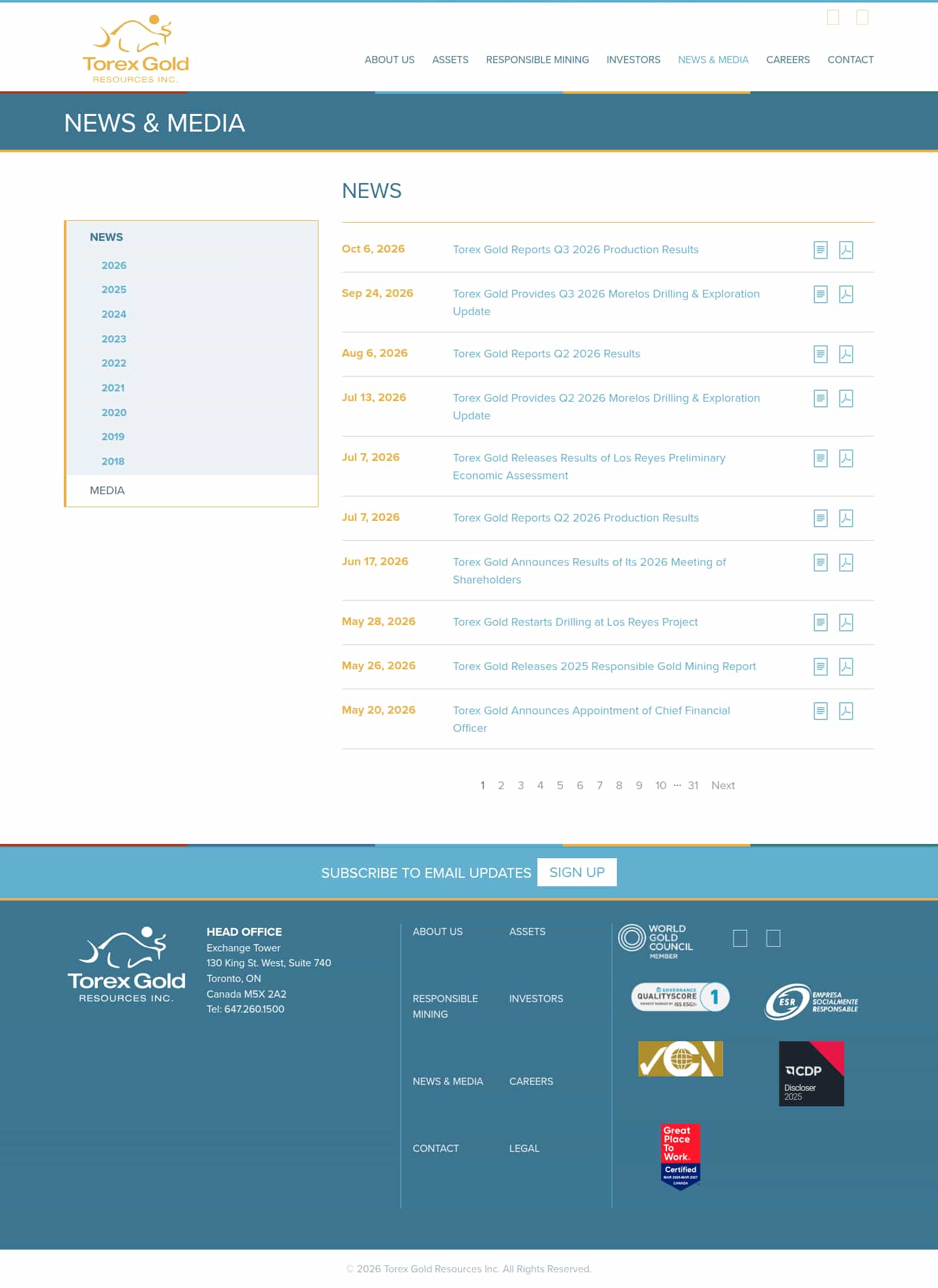 Latest website image capture