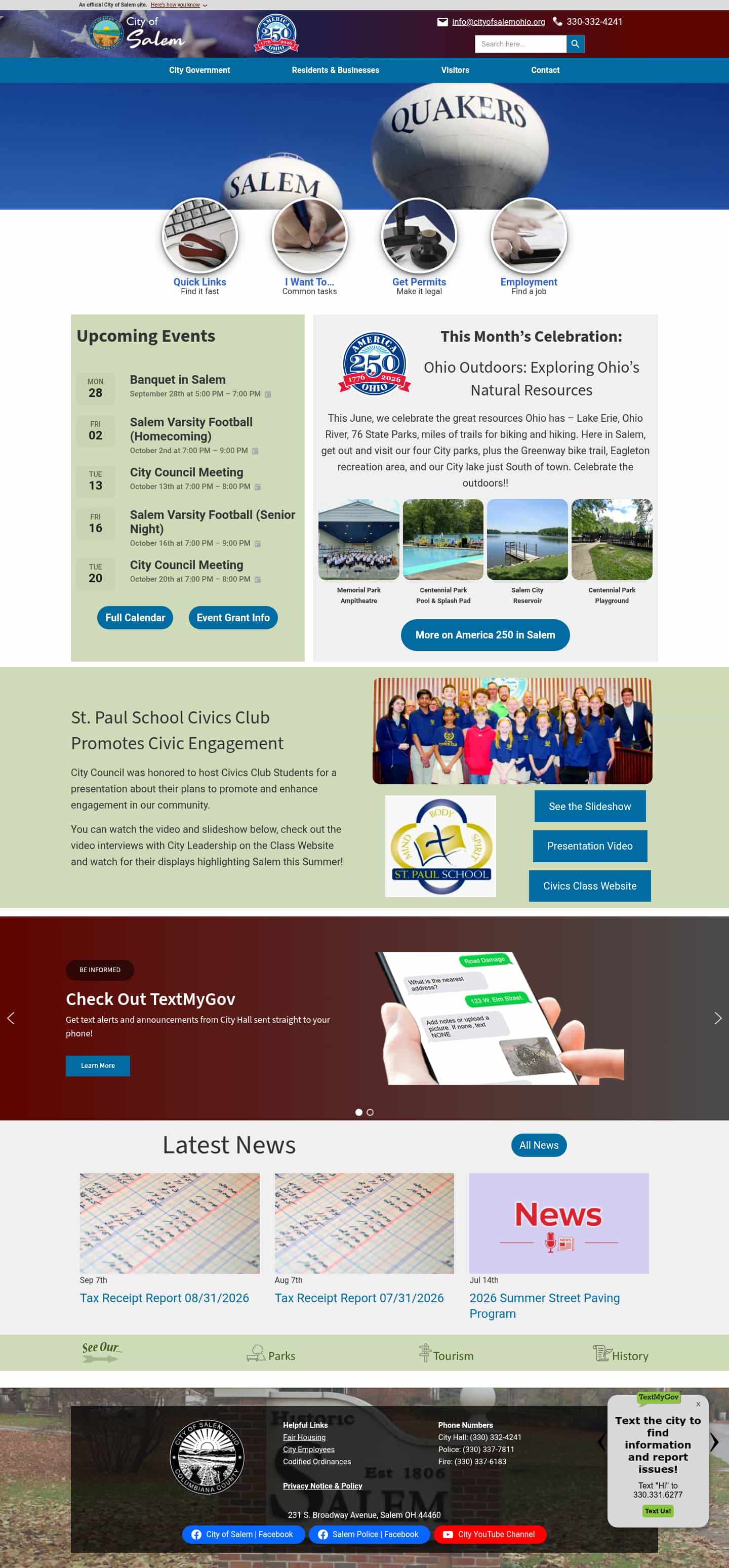 Latest website image capture