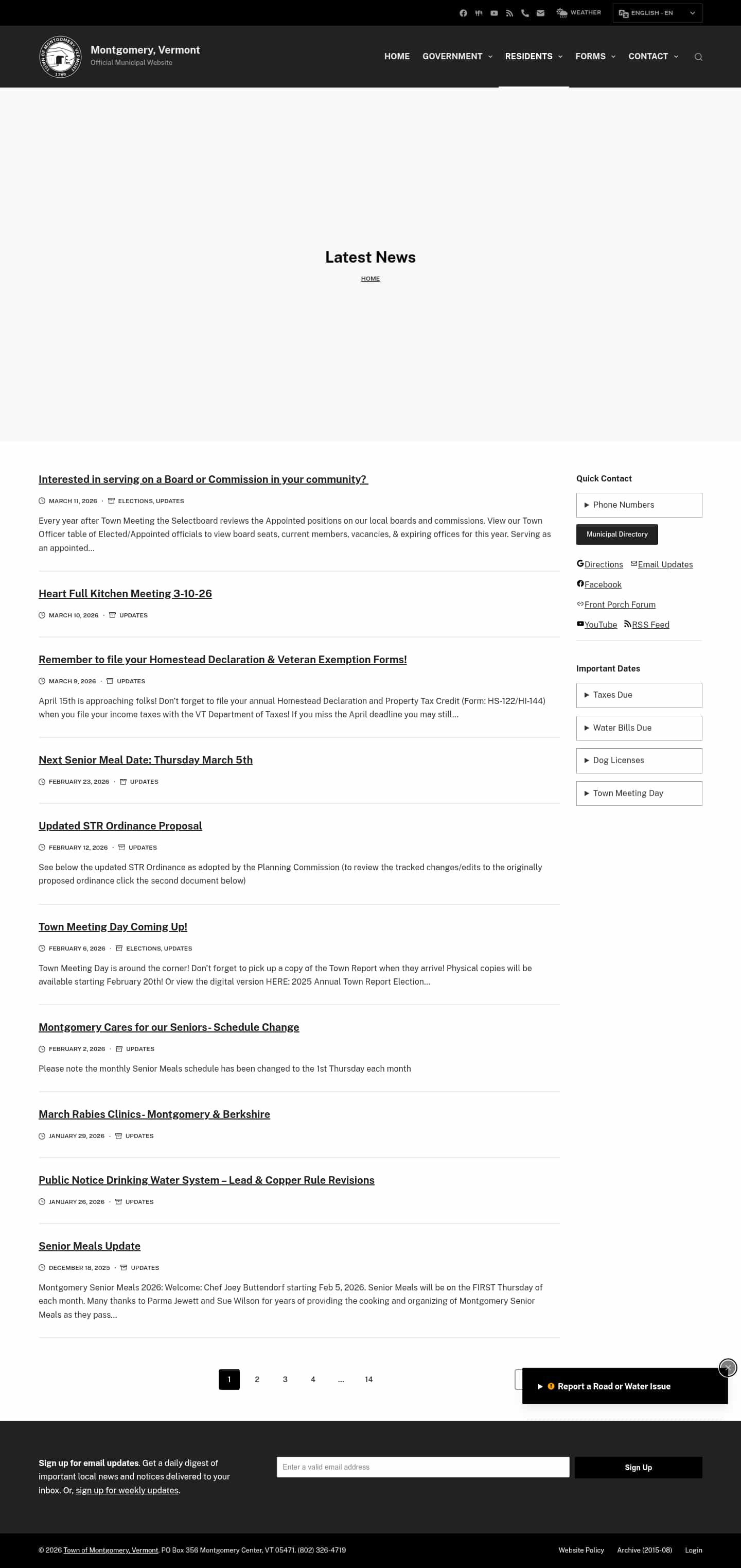 Latest website image capture