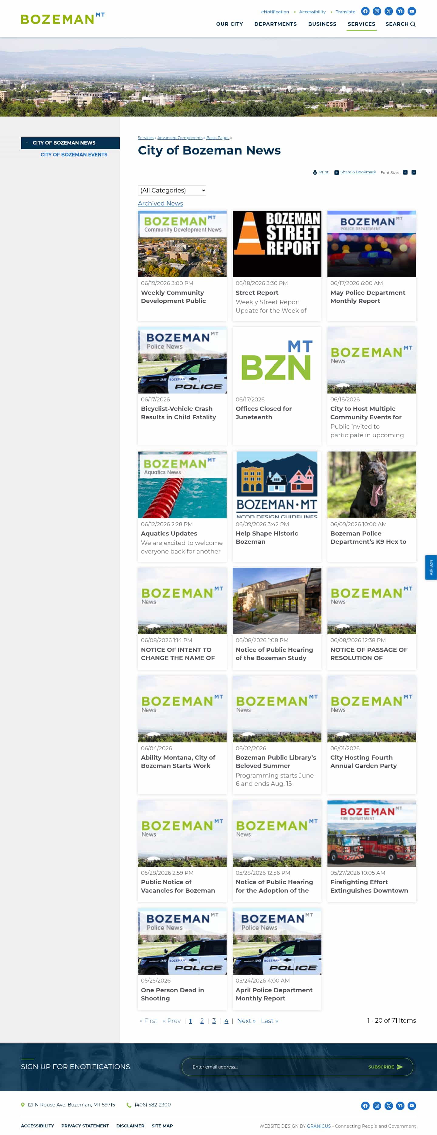 Latest website image capture