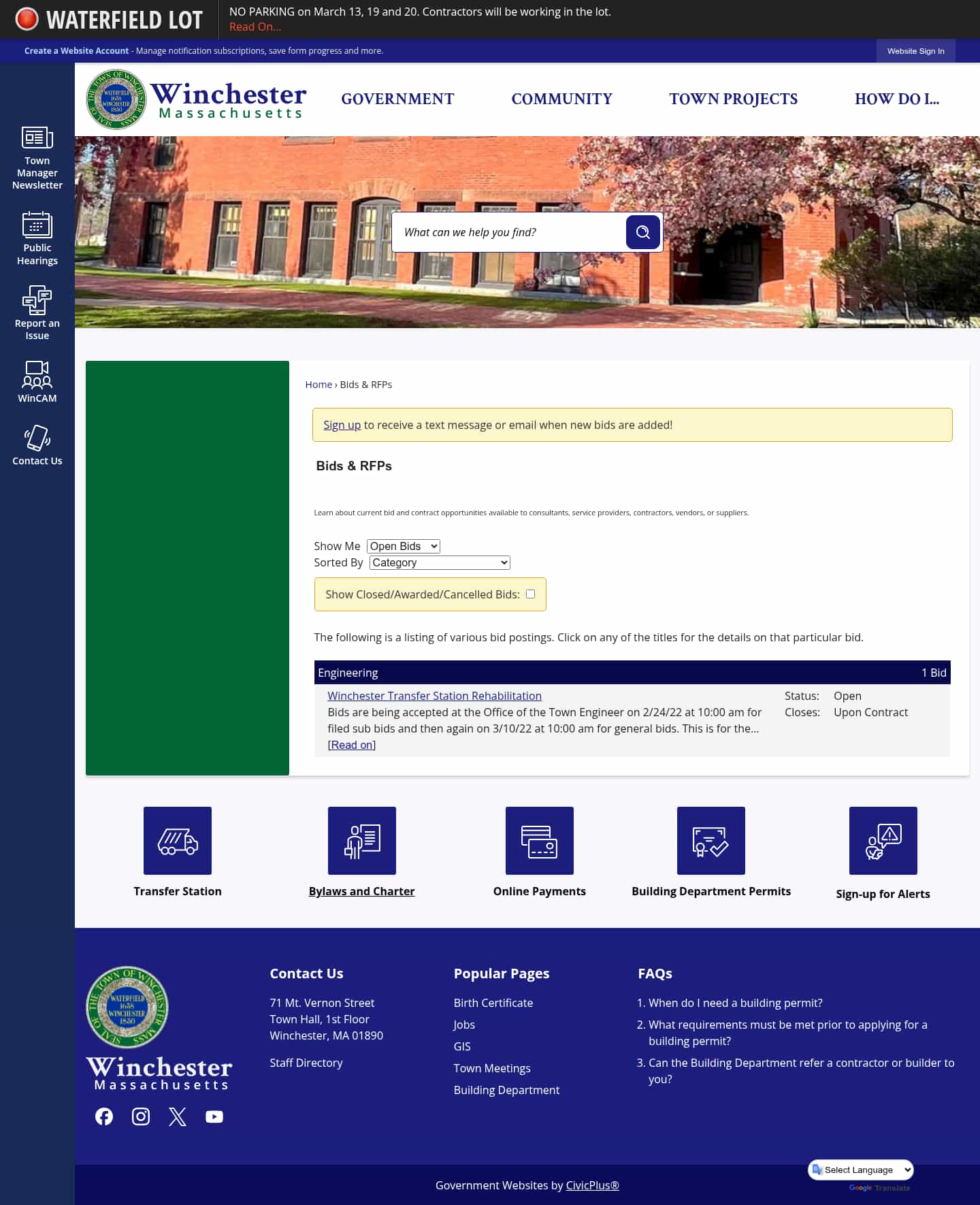 Latest website image capture