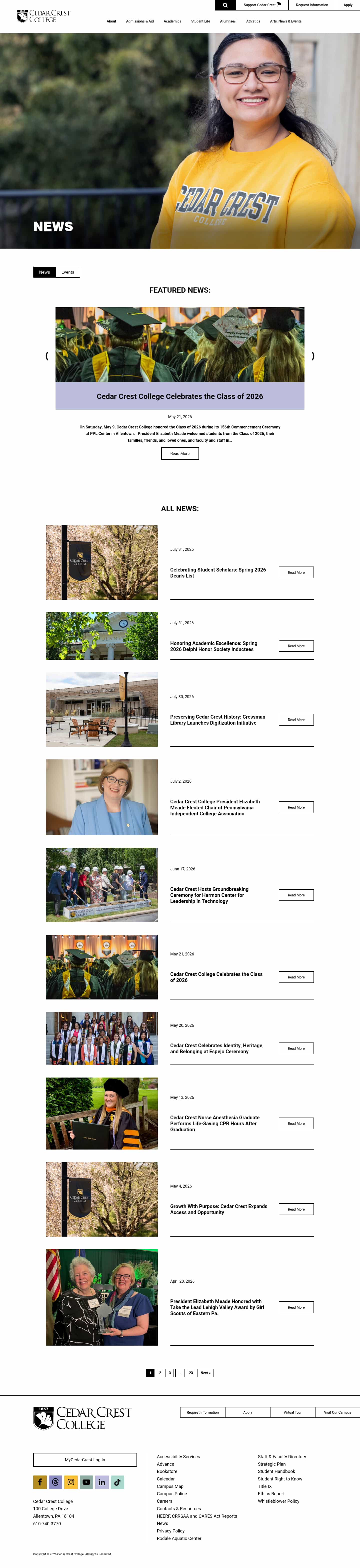 Latest website image capture