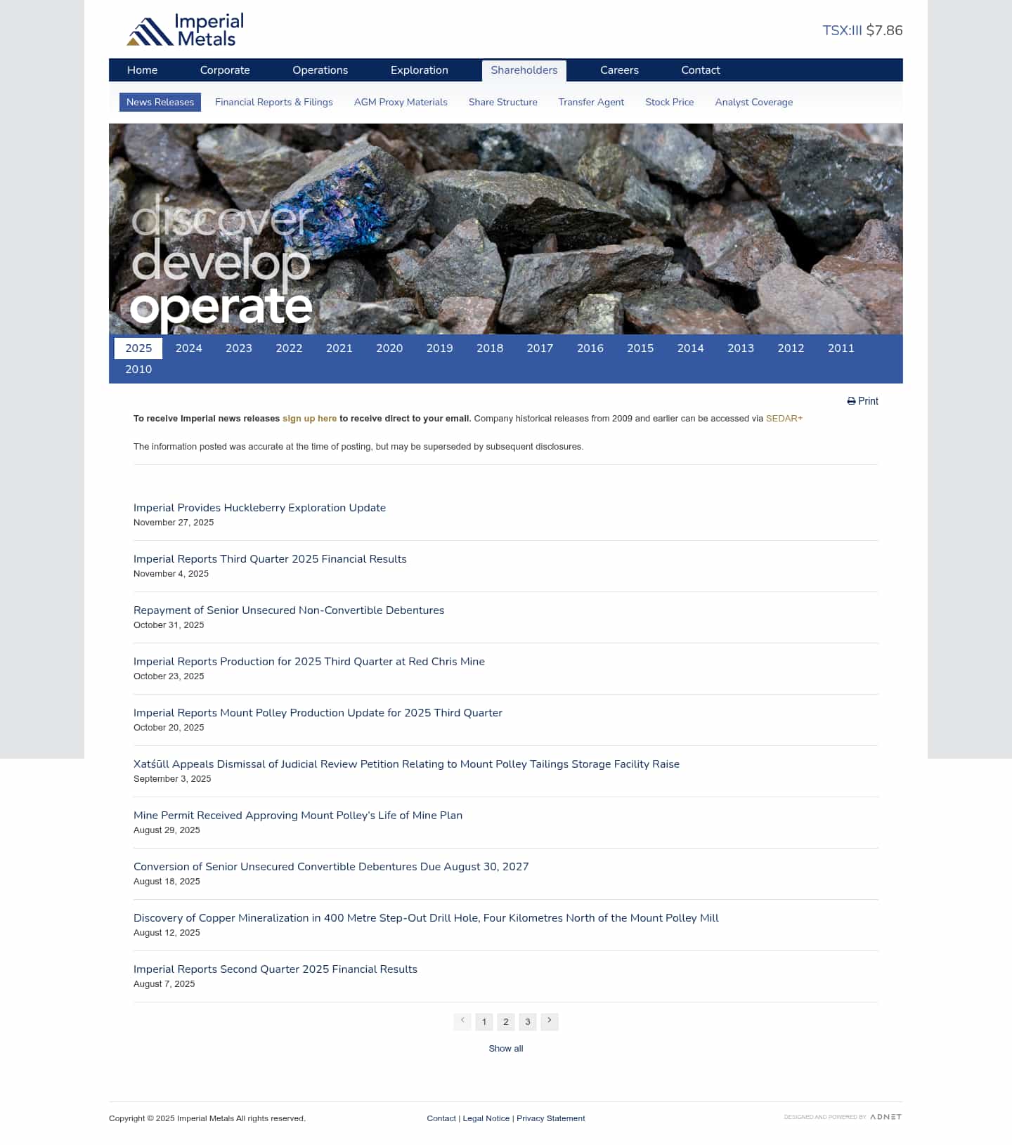 Latest website image capture