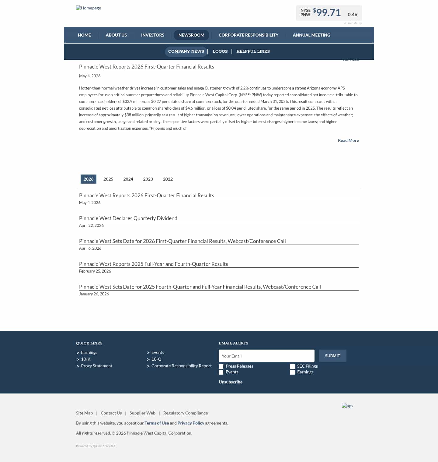 Latest website image capture
