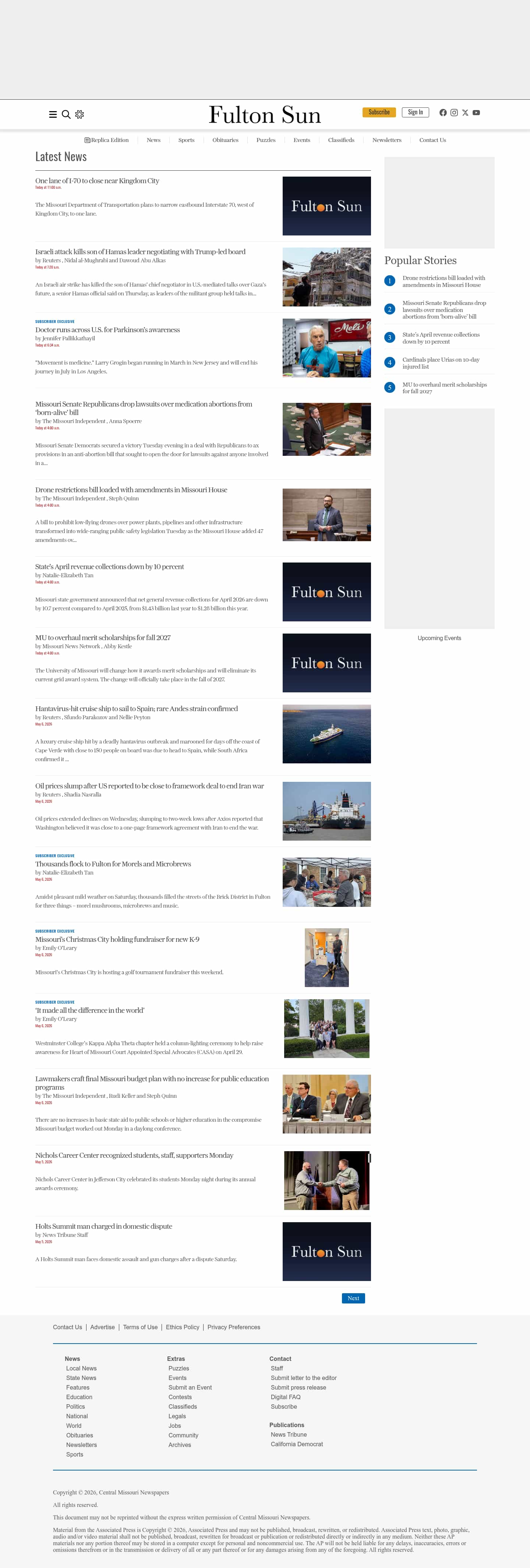 Latest website image capture