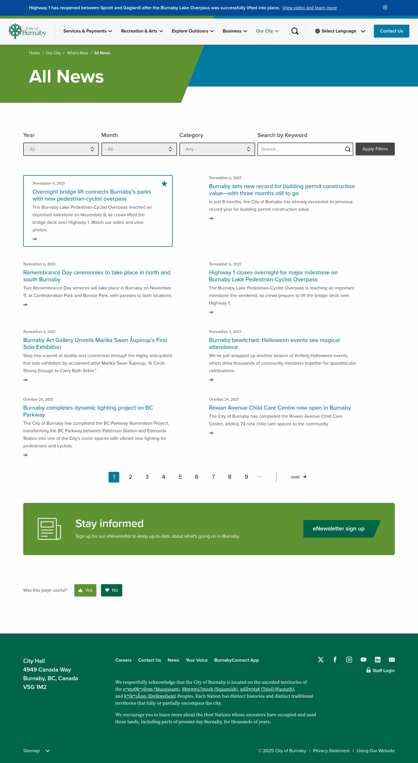 Latest website image capture